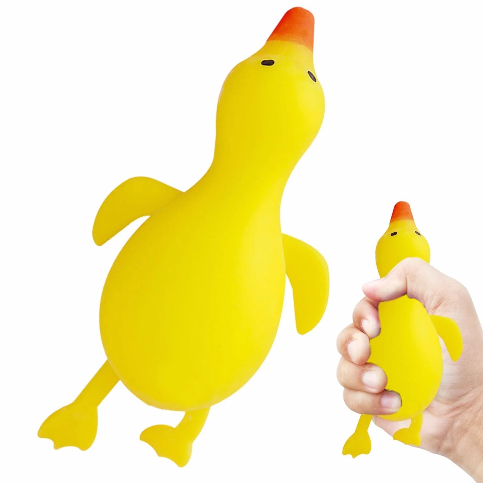 Duck Stress Relief Toy Squeezing Sensory Soft Animal for Kids
