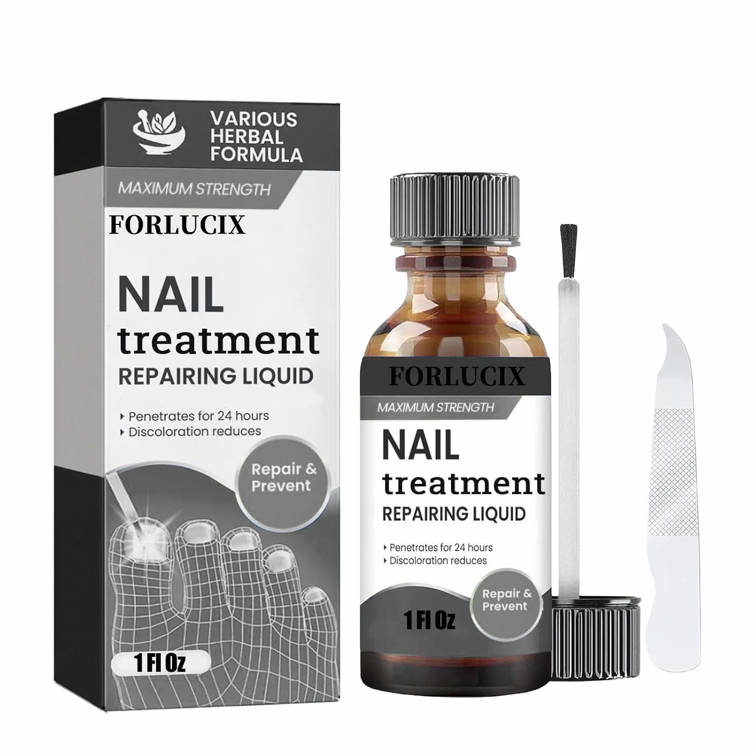 Extra Strength 1 Fl Oz Gray