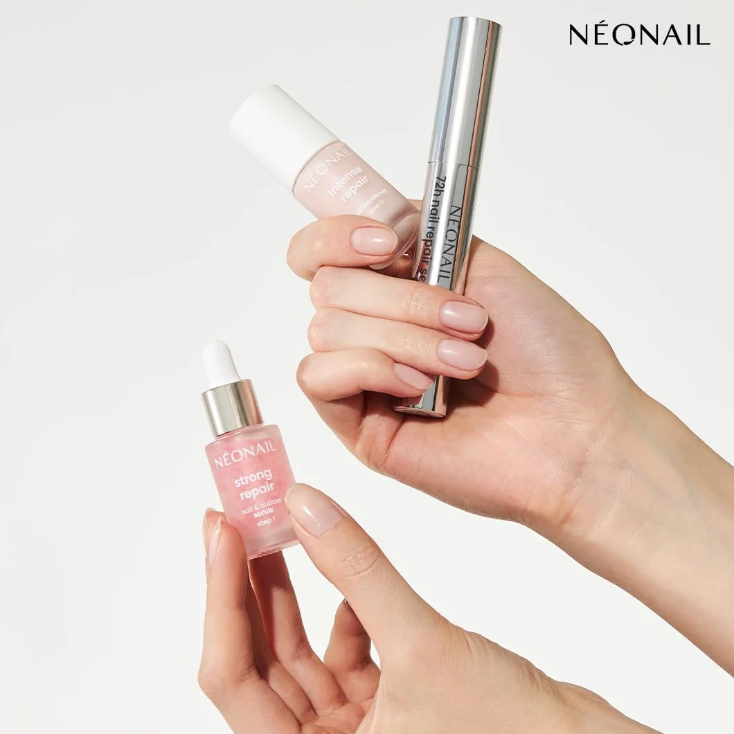NÉONAIL Extreme Nail Repair Zestaw pielęgnacyjny Regeneration Nail Care Set - Peeling do skórek i paznokci - Odżywka do paznokci - Serum do skórek i paznokci - Terapia regenerująca