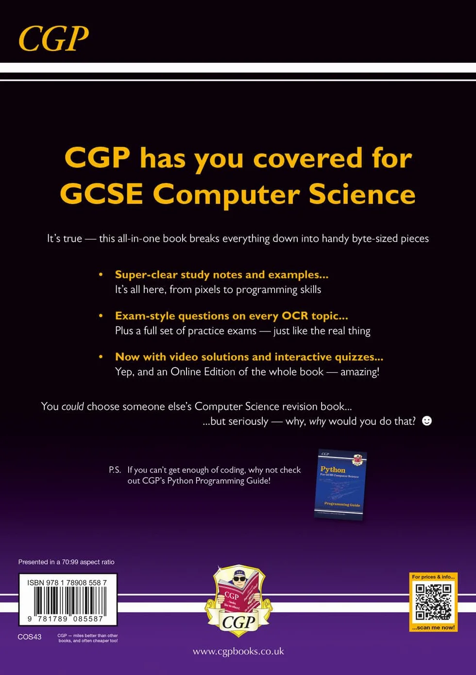 GCSE Computer Science OCR Complete Revision & Practice includes Online Edition, Videos & Quizzes