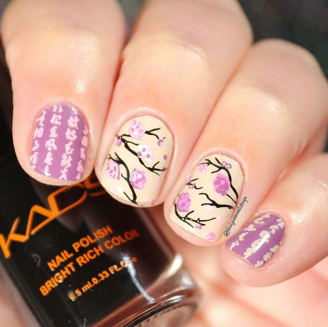 Art Stamping Talerz Kwiaty Styl Chiński Model Naturalny Model Płaski Obraz Nail Art Tools (CN005)