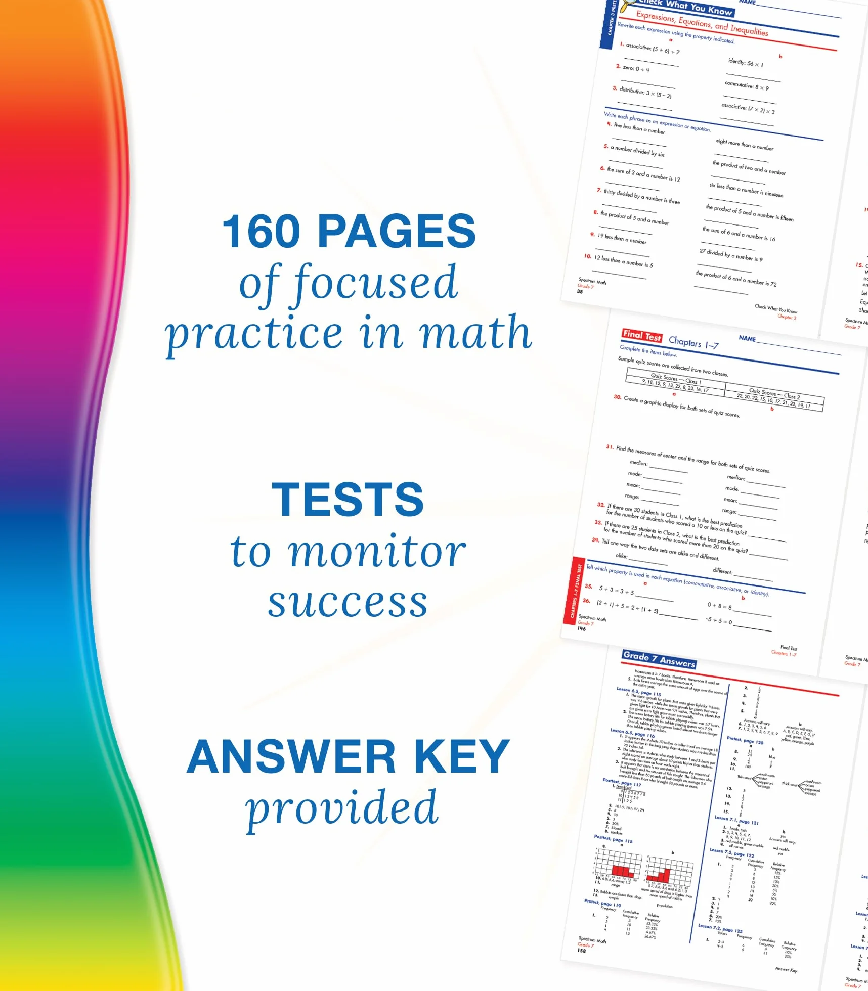 Spectrum Math Workbook, Grade 7