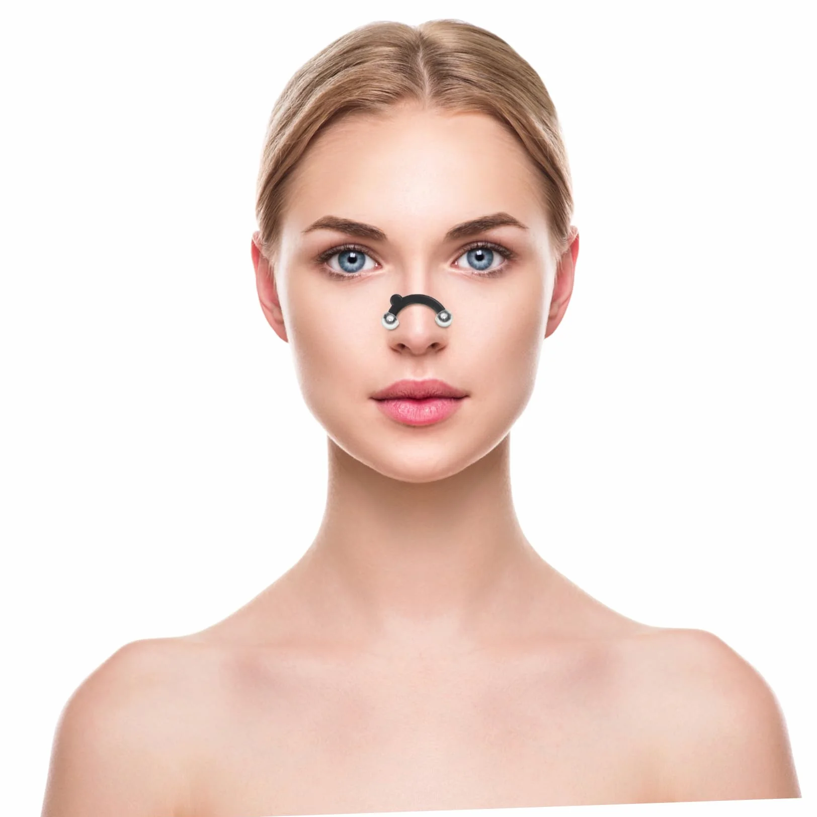 1 Zestaw Nasal Beauty Device Lifting Clip Inserts Nose Straightener Invisible Nose Lifter Nose Lifting Clip Dla Kobiet Nose Sculpting Device Beauty Nose Shaper Nose Job Shaper