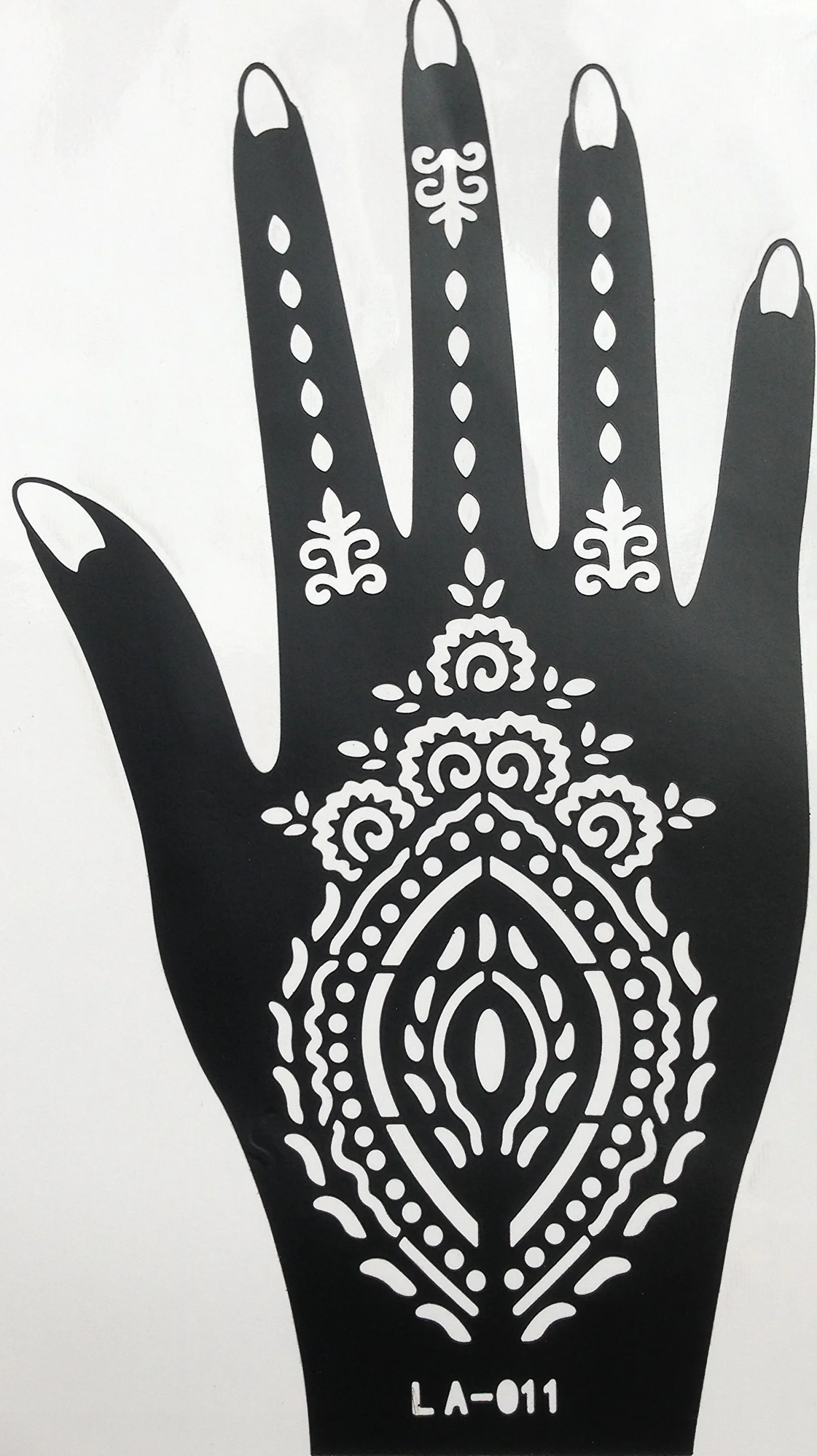Mehndi szablony zestaw 2 szt. Henna Designs la011