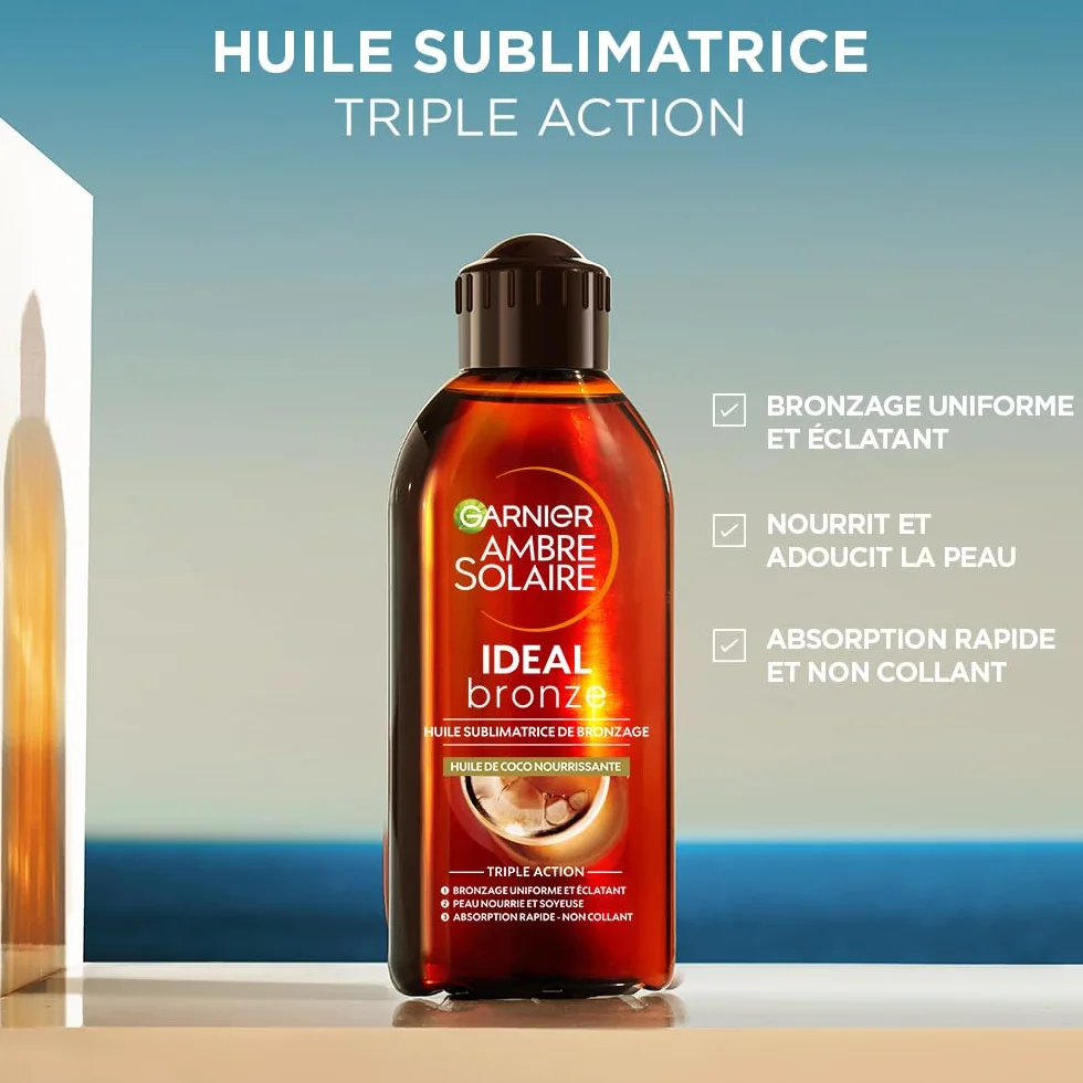 Garnier Ambre Solaire Olejek przyspieszający opalanie z kokosem 200 ml