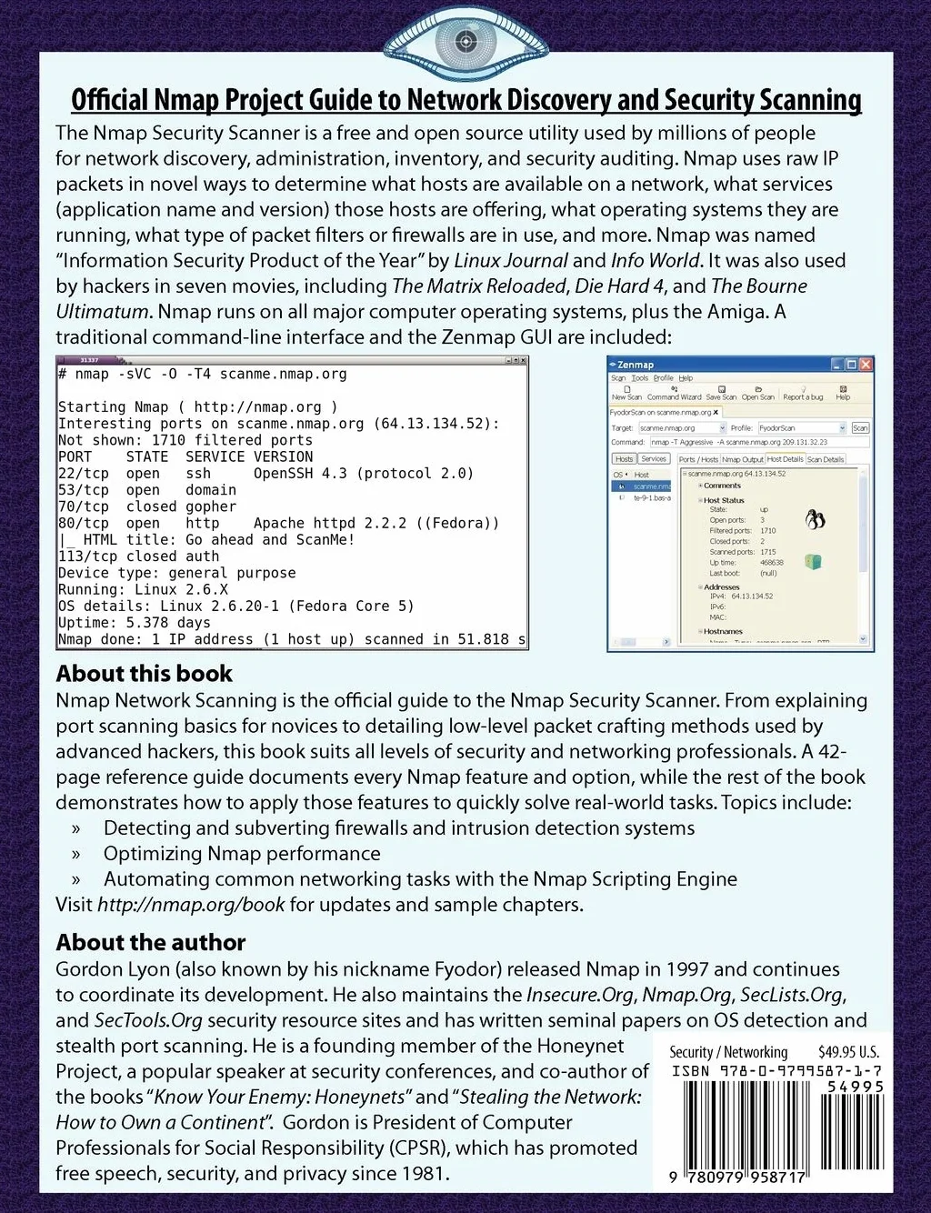 Nmap Network Scanning: The Official Nmap Project Guide to Network Discovery and Security Scanning