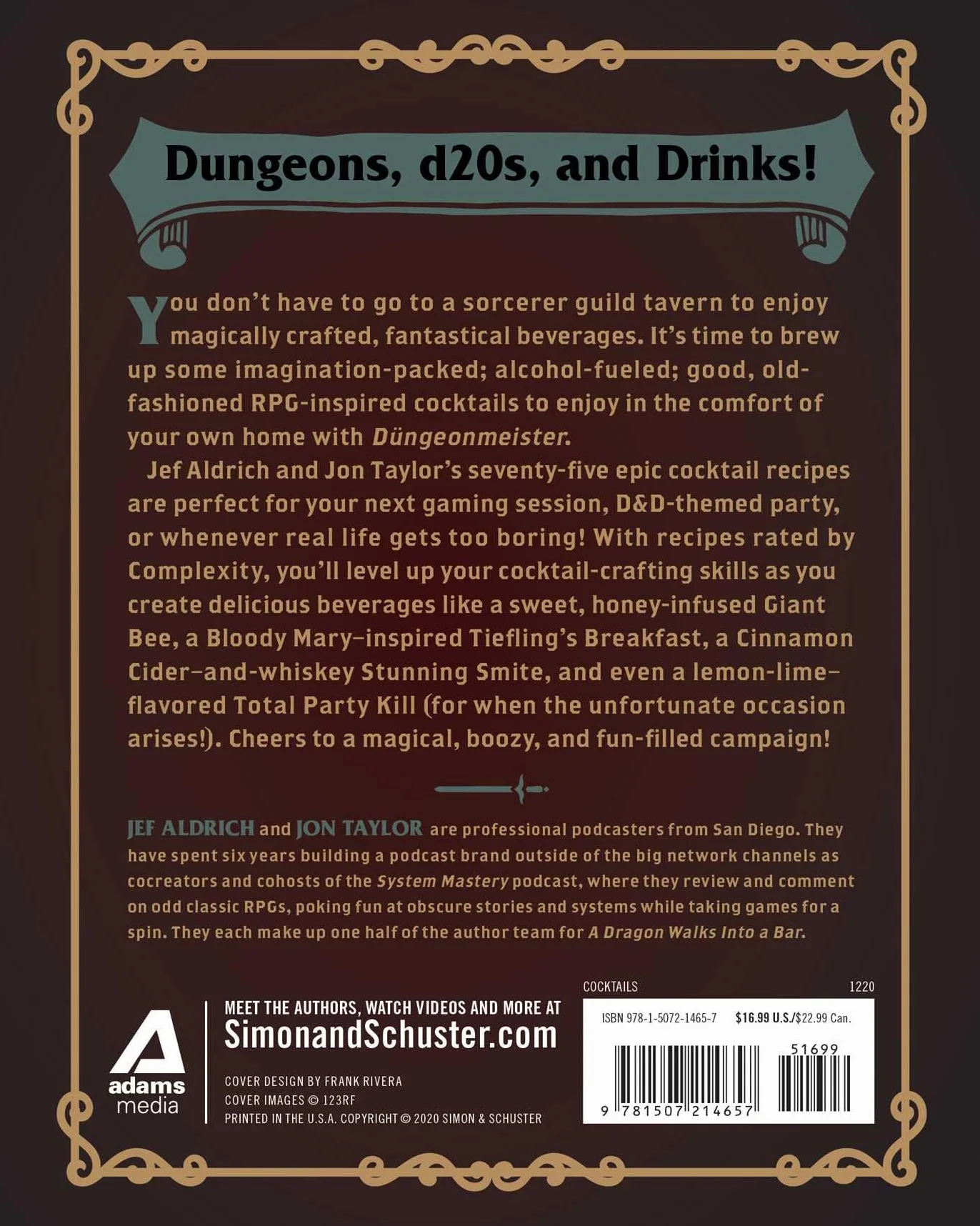 Düngeonmeister: 75 Epic RPG Cocktail Recipes to Shake Up Your Campaign