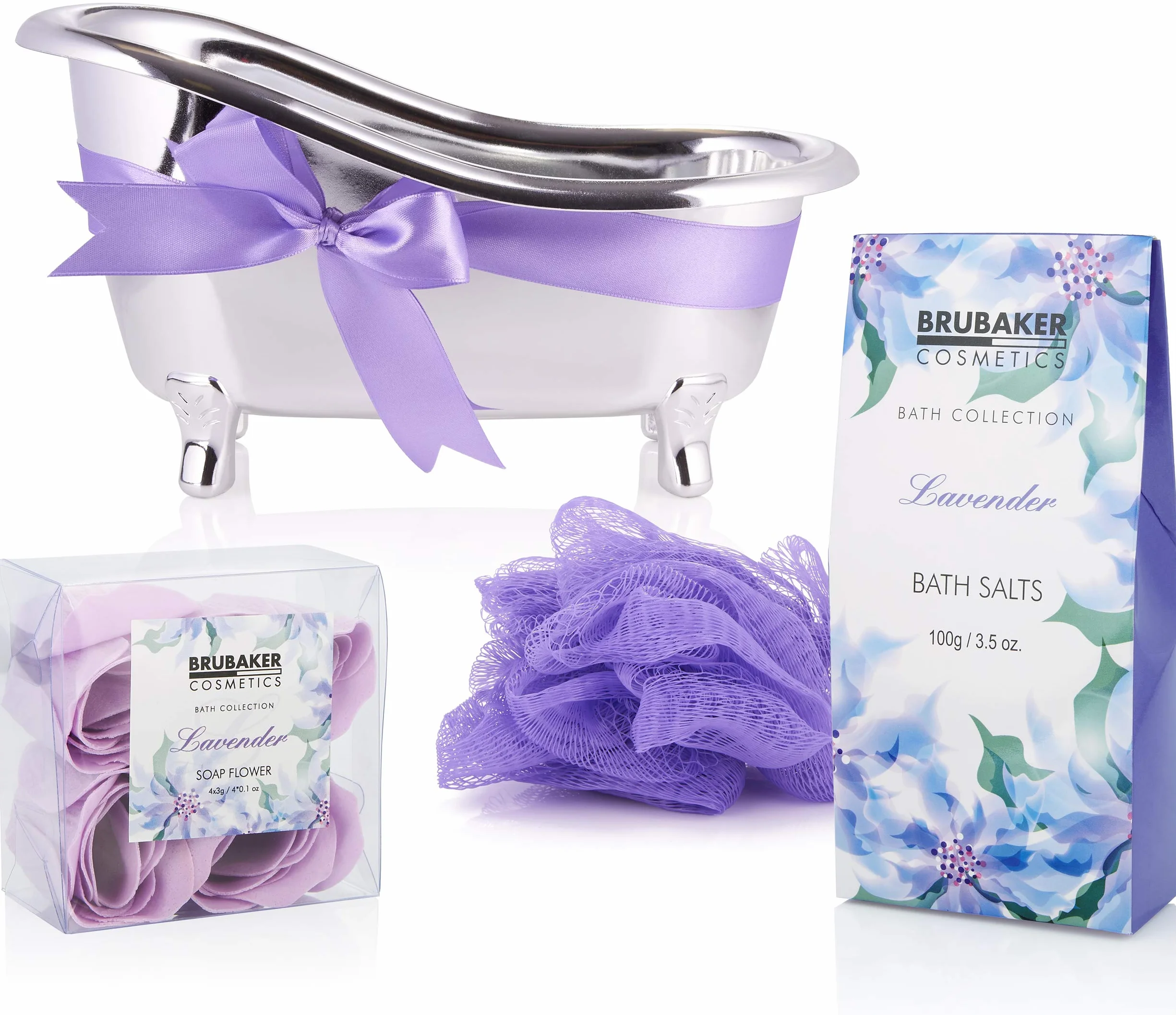 BRUBAKER Cosmetics Lawenda Bath and Shower Set 7-Częściowy Zestaw Upominkowy