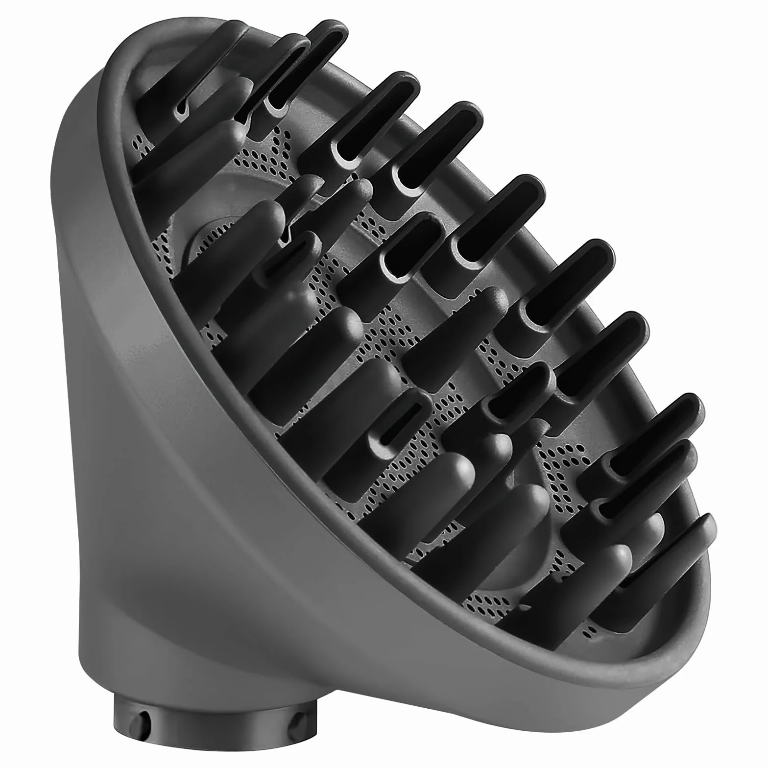 Dyfuzor do Dyson Airwrap, nakładka dyfuzora do naturalnych, falowanych i kręconych włosów, zapobiega puszeniu się, zwiększona objętość, nowy design (szary)