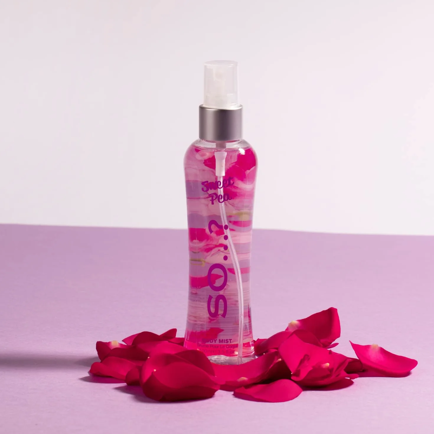 So... ? Spray do ciała dla kobiet z nutami zapachowymi Candy Floss, wanilia, Sweet Pea, 3 x 100 ml