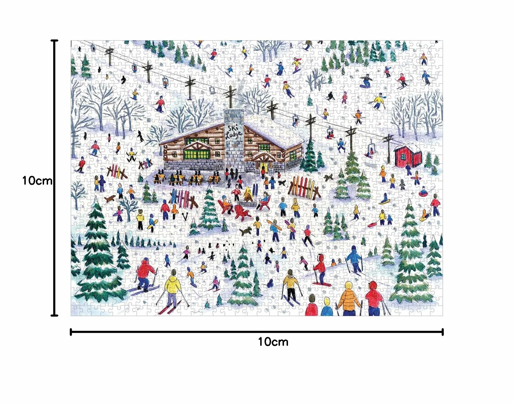 Michael Storrings Apres Ski 1000 Pc Puzzle: 1000 piece Puzzle