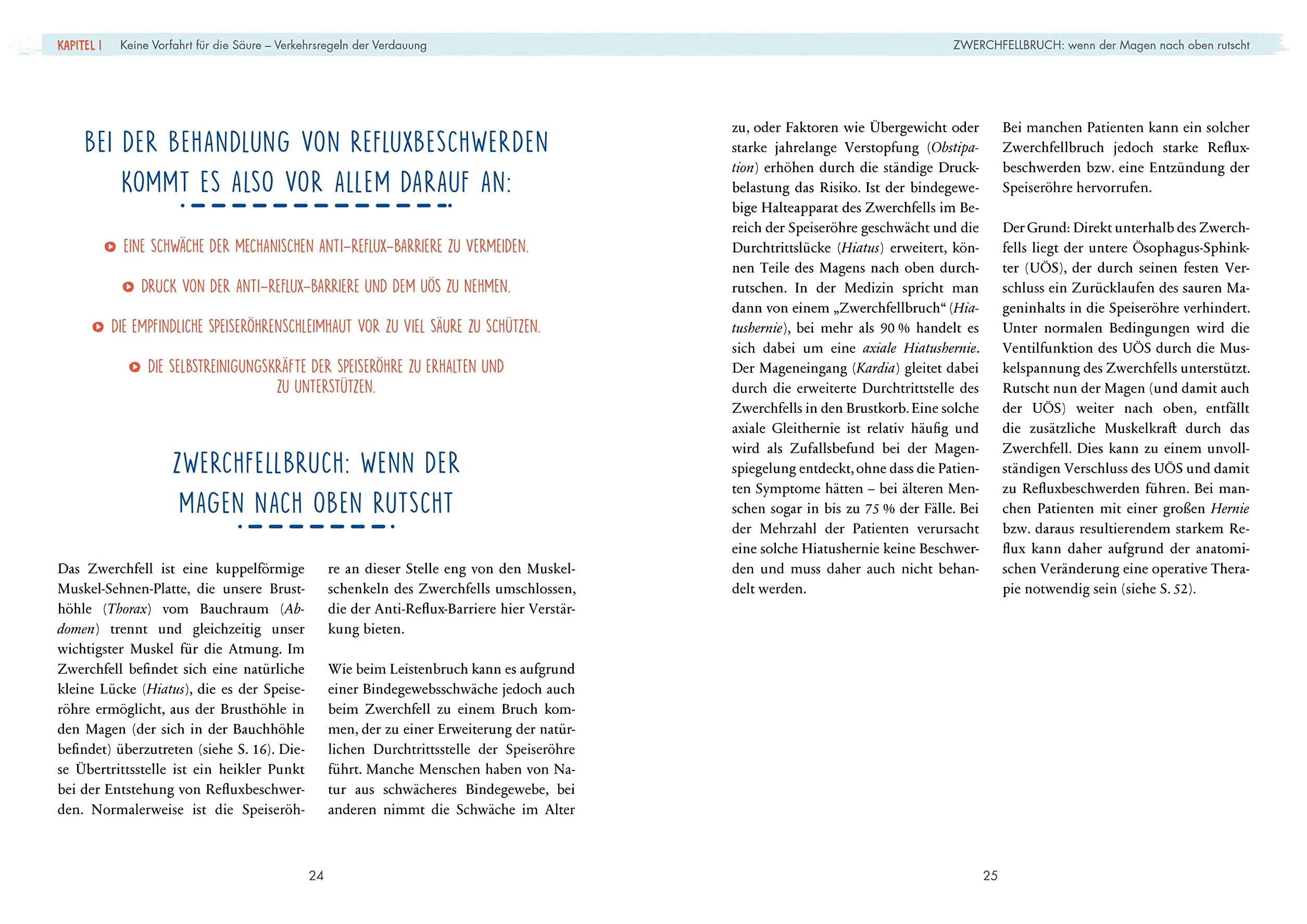 SOS Sodbrennen: Refluxbeschwerden natürlich in den Griff bekommen - Extra:Ernährungsprogramm mit vielen Rezepten