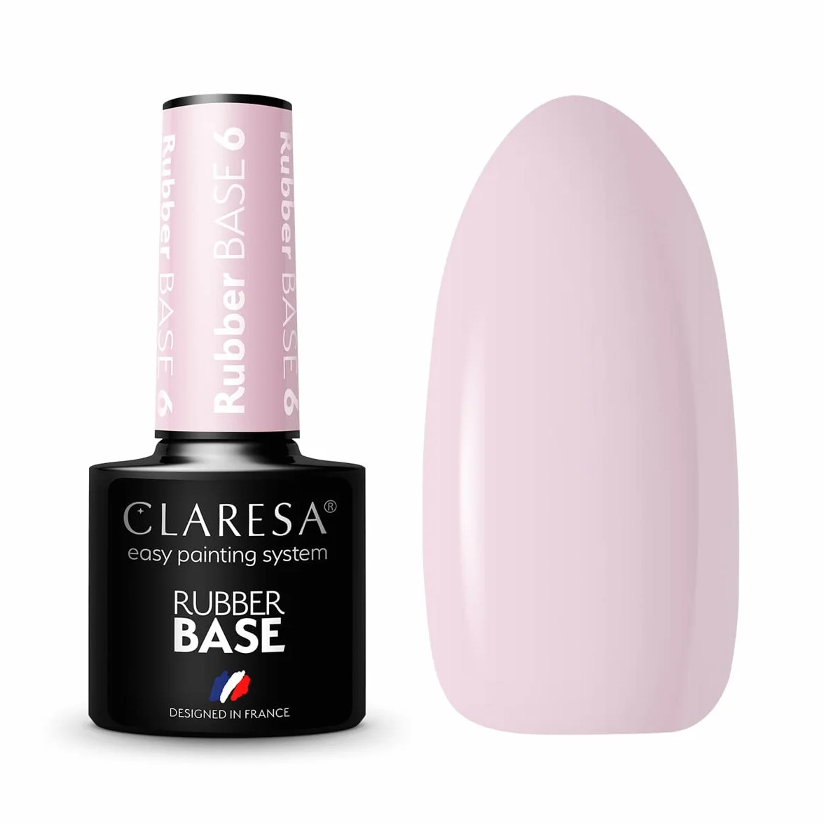 CLARESA BAZA KAUCZUKOWA DO PAZNOKCI 6 RUBBER BASE