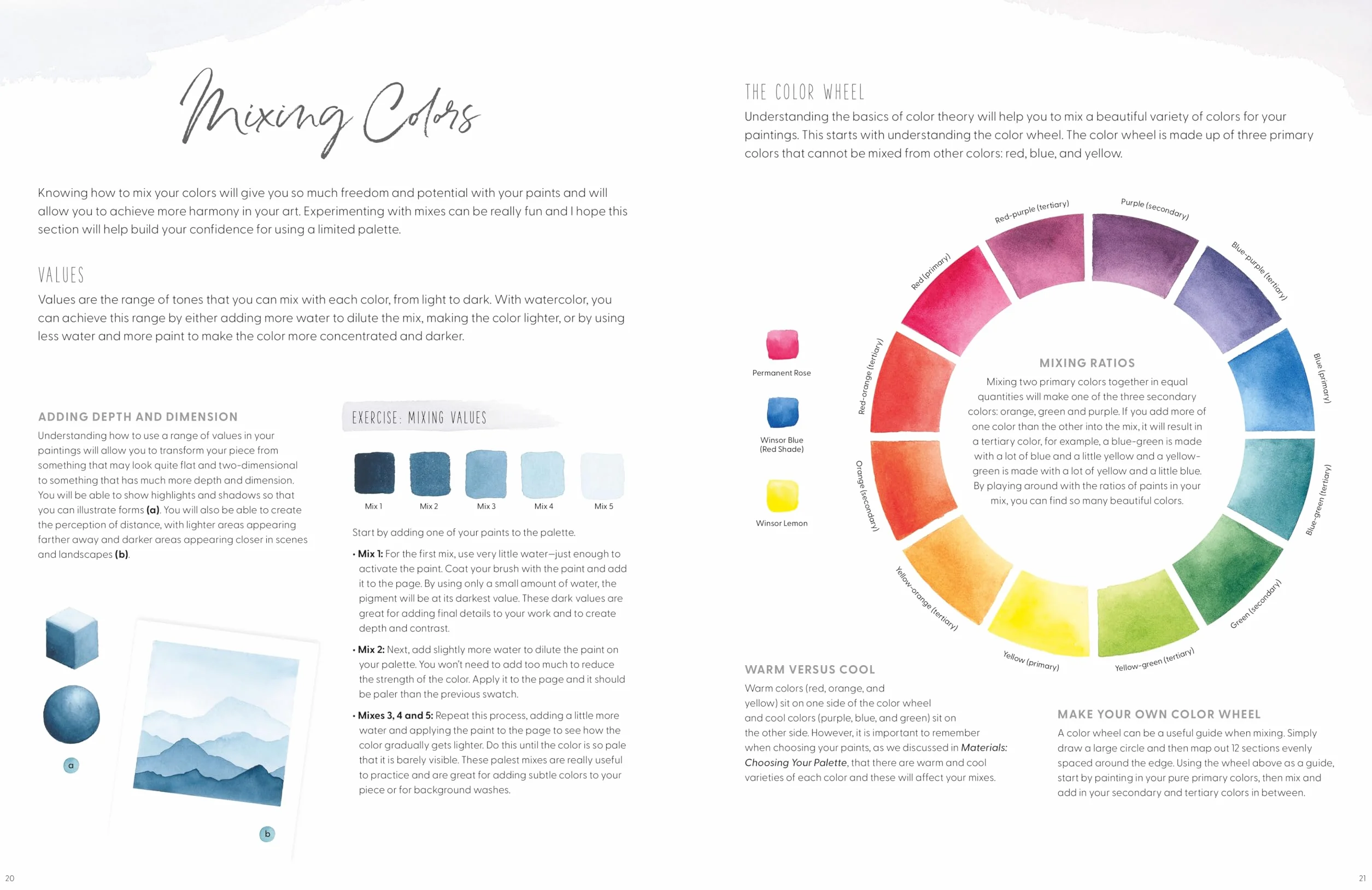 Watercolor for the Soul: Simple Painting Projects for Beginners, to Calm, Soothe and Inspire