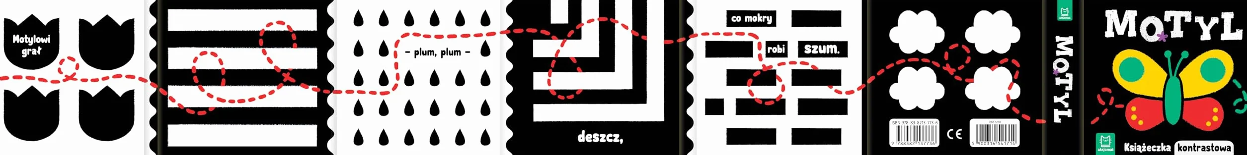 MOTYL. KSIĄŻECZKA KONTRASTOWA