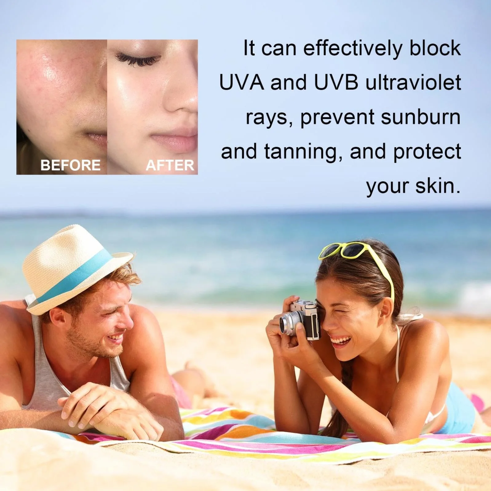 Nawilżający krem przeciwsłoneczny SPF 100+ z ochroną UV/UVB – balsam przeciw