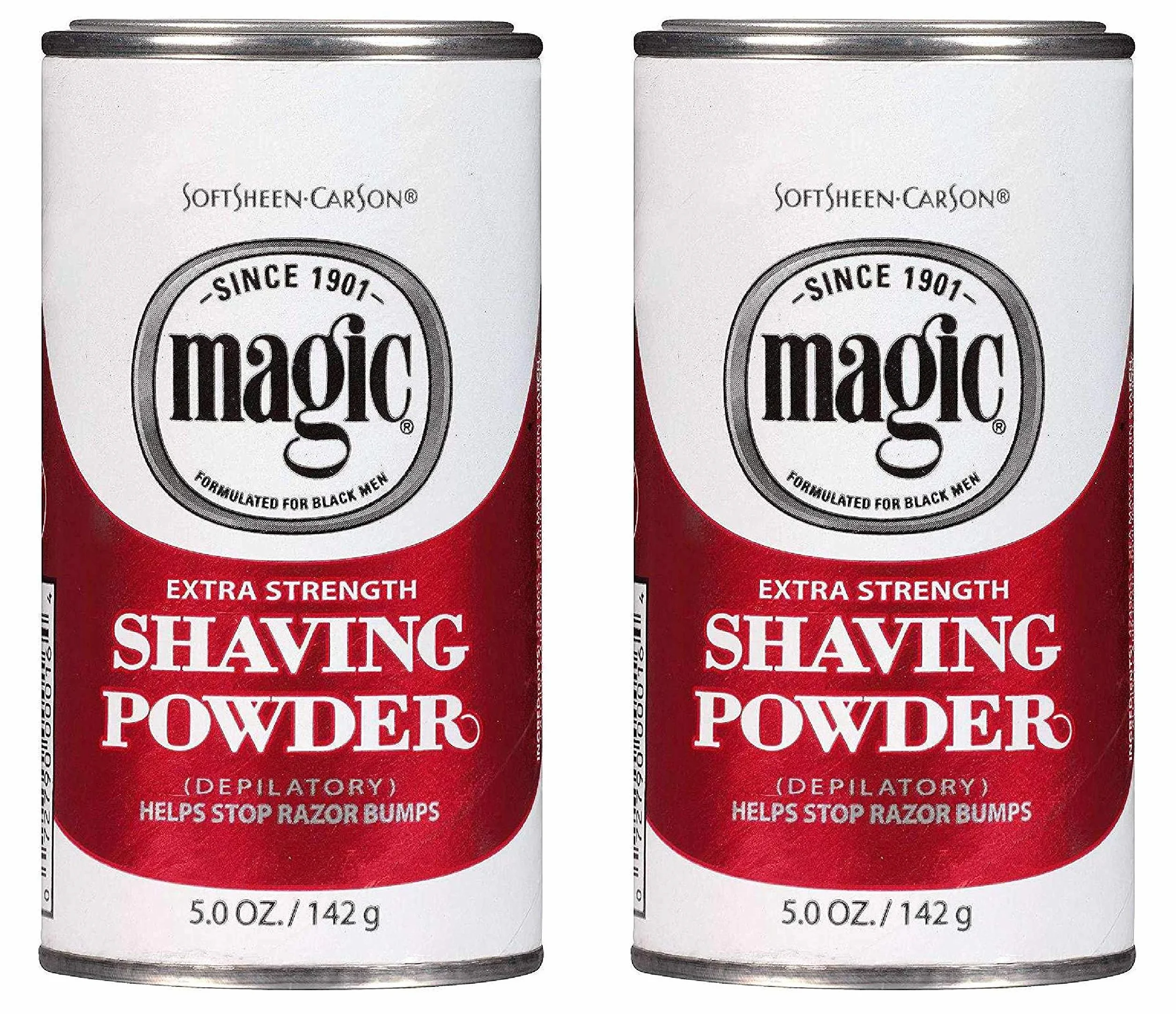 Magic Red Shaving Powder 4,5oz. X-Strength Depilatory (2 sztuki) by Magic