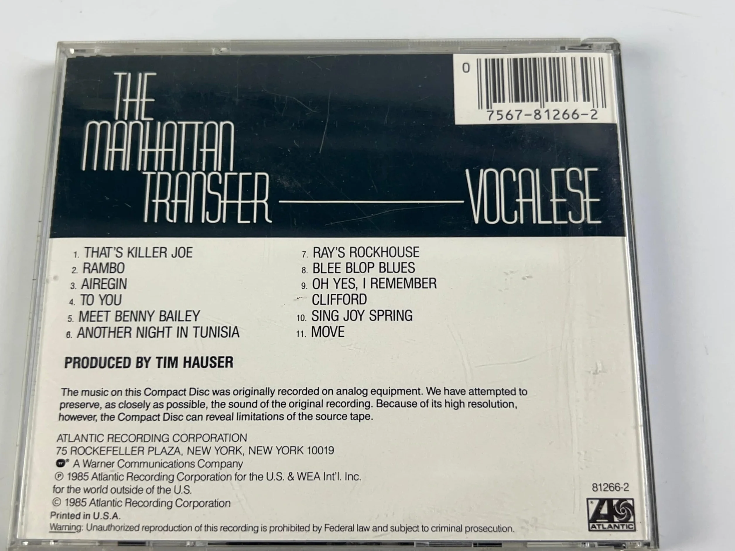 The Manhattan Transfer Vocalies
