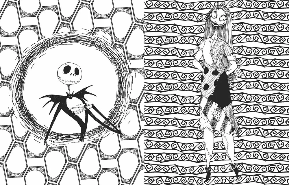 Disney Tim Burton's The Nightmare Before Christmas Colouring Book