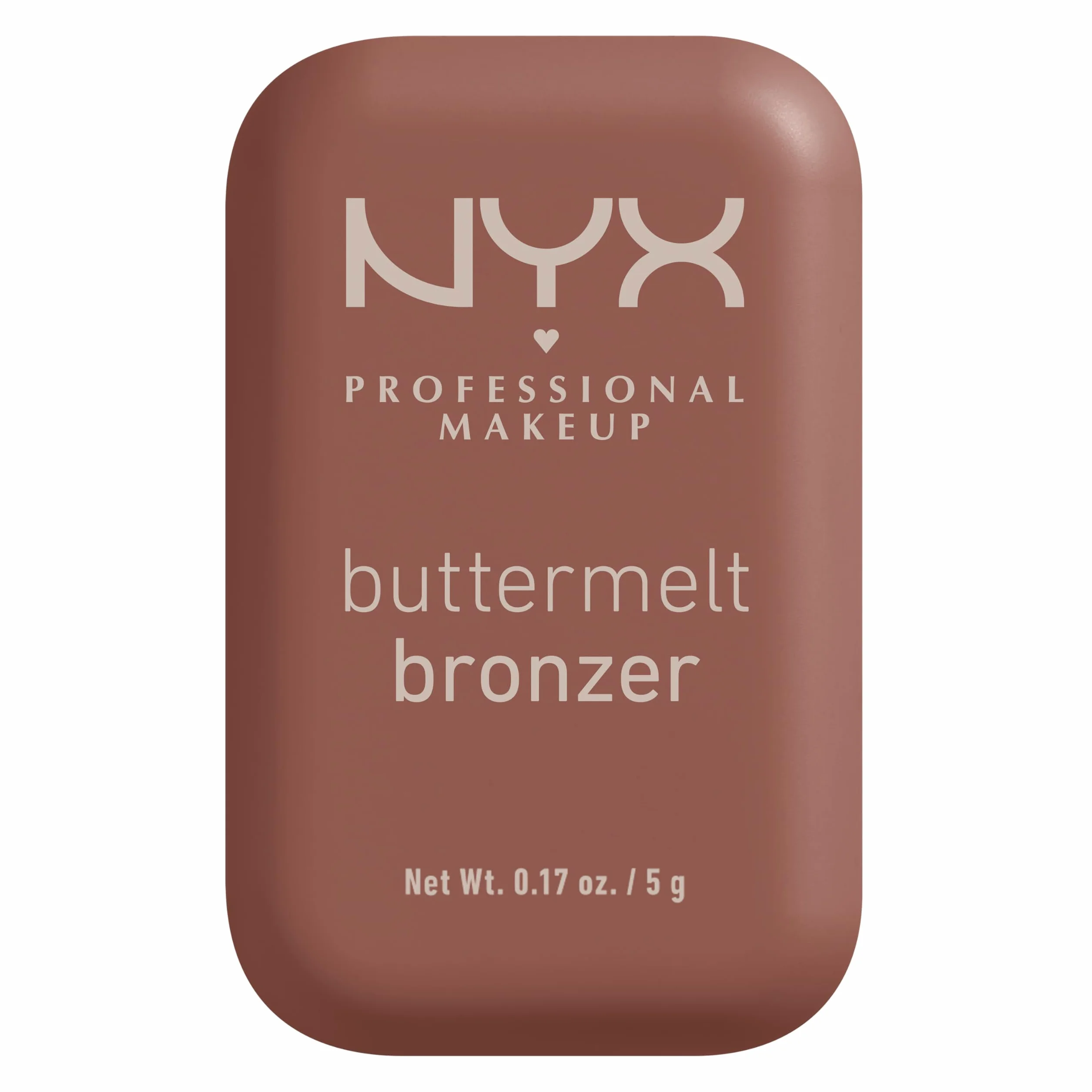 NYX Professional Makeup Bronzer, dla opalonego i promiennego wyglądu, utrzymuje się do 12 h, odporny na rozmazywanie, bez transferu, motyli, odcień: Butta Off, 5 g