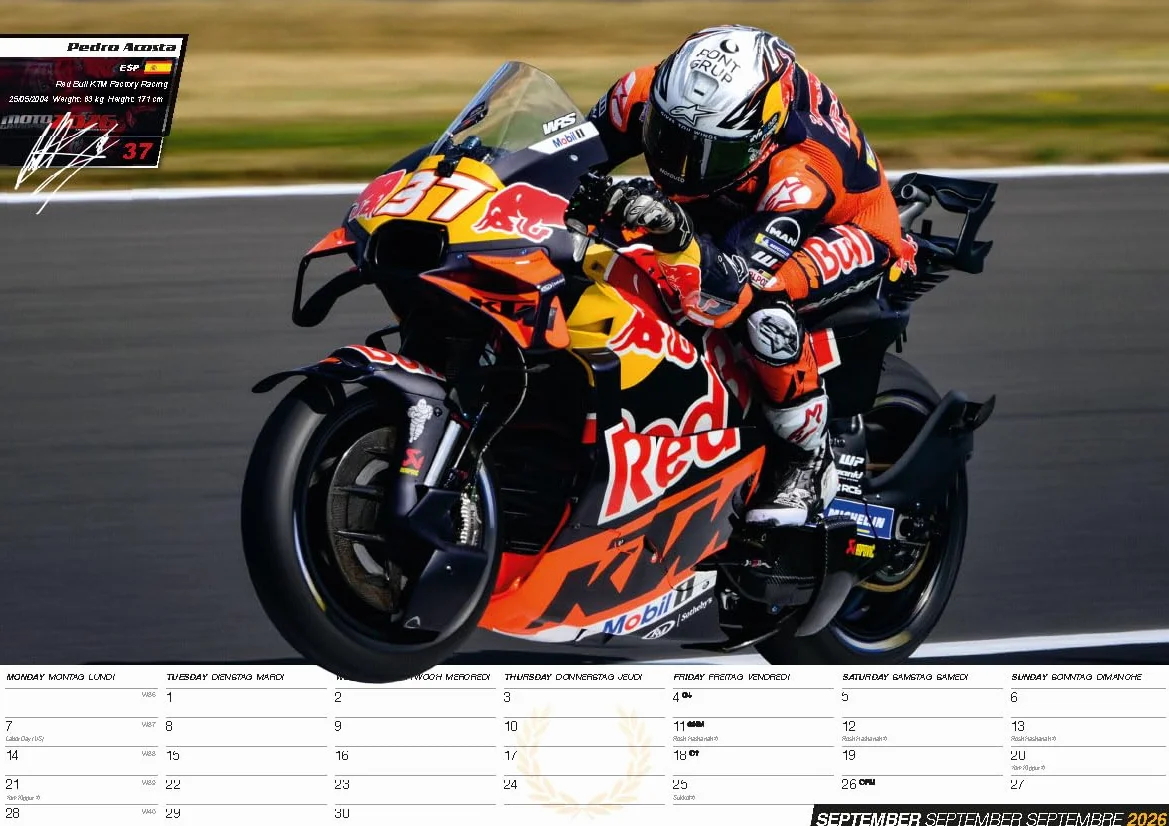 Moto GP 2026 - MotoGP - Calendario - Calendrier