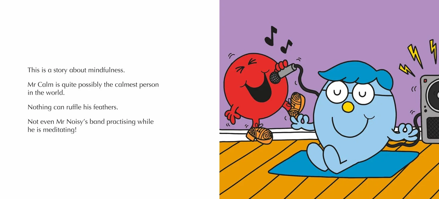 Mr. Men Little Miss: Find Calm: A New Book for 2023 about Mindfulness from the Classic Illustrated Children’s Series about Feelings