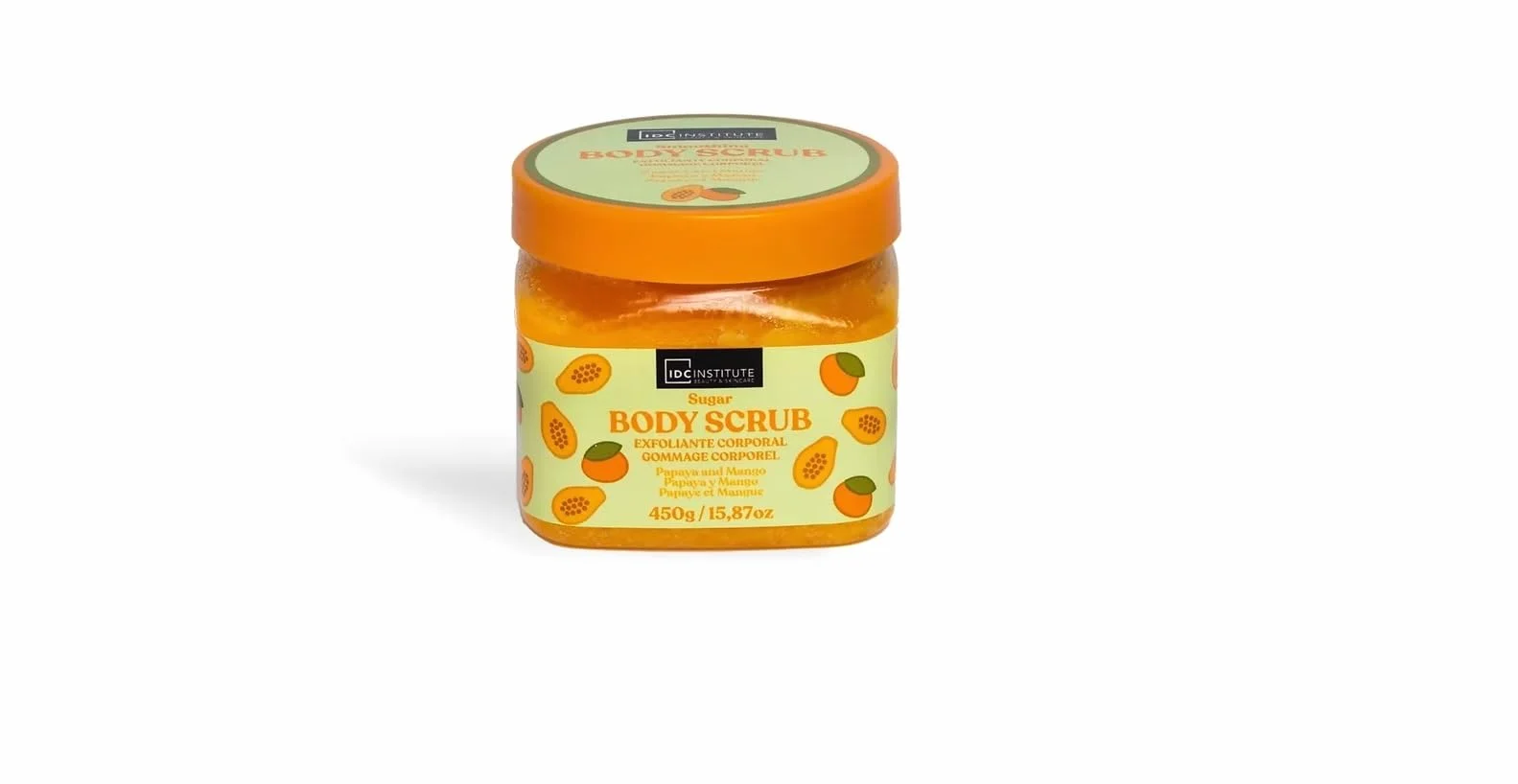 Idc Institute PapayaMango Cukrowy peeling do ciała 470G