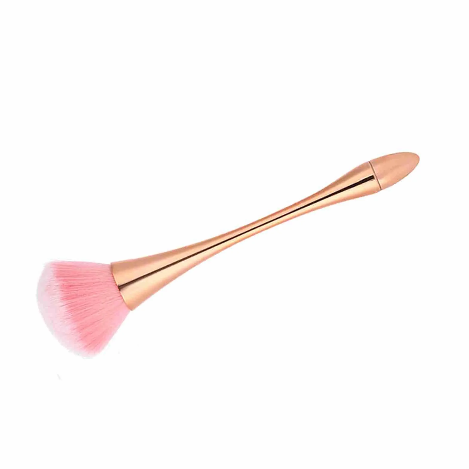 Generic Pędzel do Paznokci, Wielofunkcyjne Narzędzie do Paznokci, Dobrze Zaprojektowane do Domu Manicure Salon Salon Kosmetyczny (Różowe złoto)