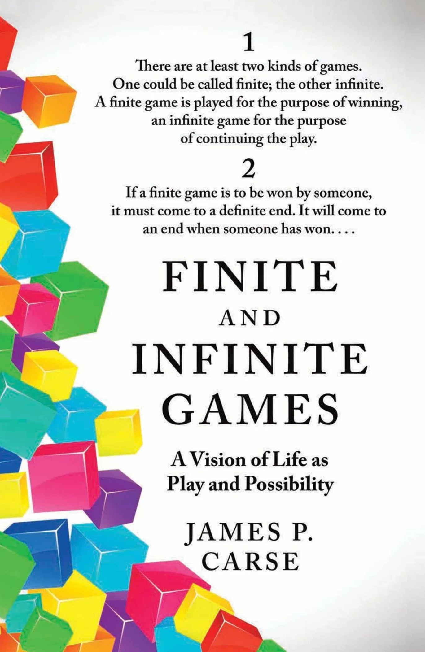 Finite and Infinite Games: James Carse
