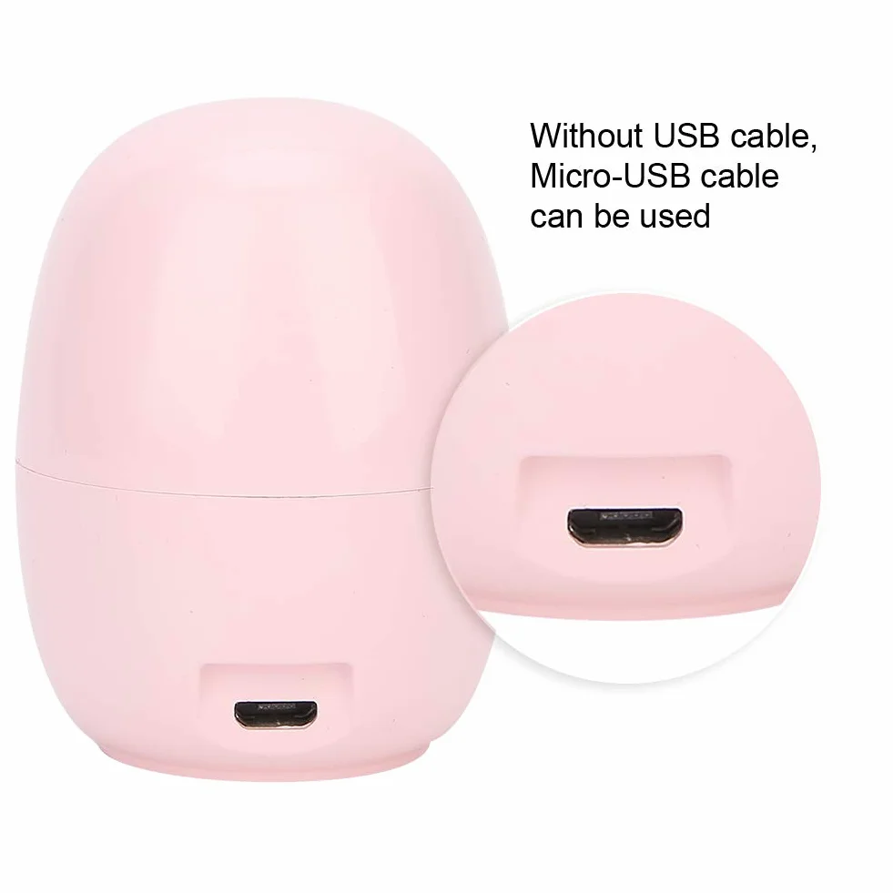 Mini Lampa UV LED do Paznokci, Przenośna USB do Żelowego Lakieru, Różowy