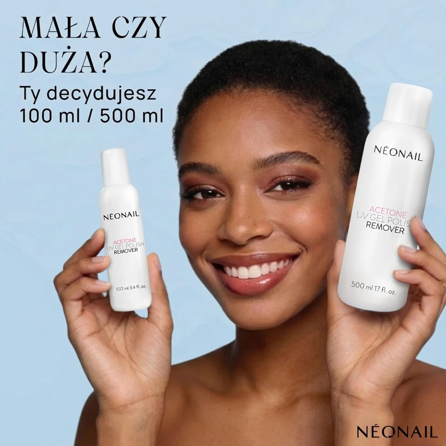 NÉONAIL Aceton Kosmetyczny - Acetone UV GEL Polish Remover - Zmywacz do Paznokci - Płyn do Usuwania Lakierów Hybrydowych - 100 ml