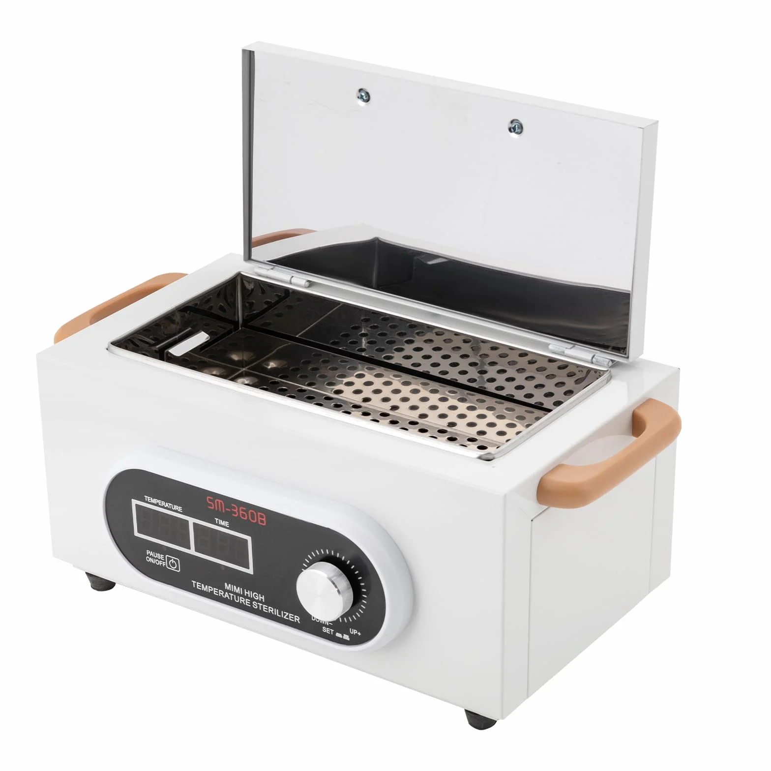 Sterylizator wysokotemperaturowy, sterylizator gorącym powietrzem, 300 W, 200 ℃, 240 V, LCD, sterylizator na sucho, może być używany do narzędzi do paznokci