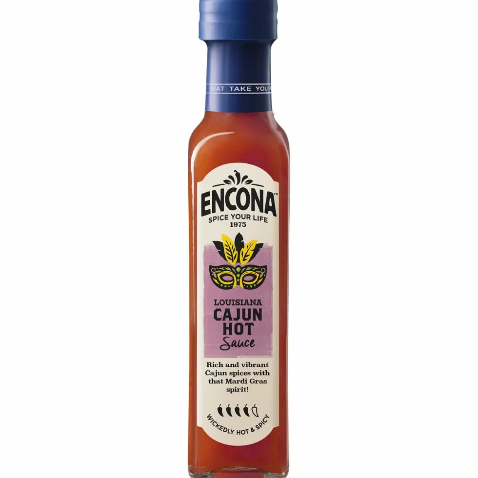Encona Louisiana Cajun Hot Pepper Sos 142 ml