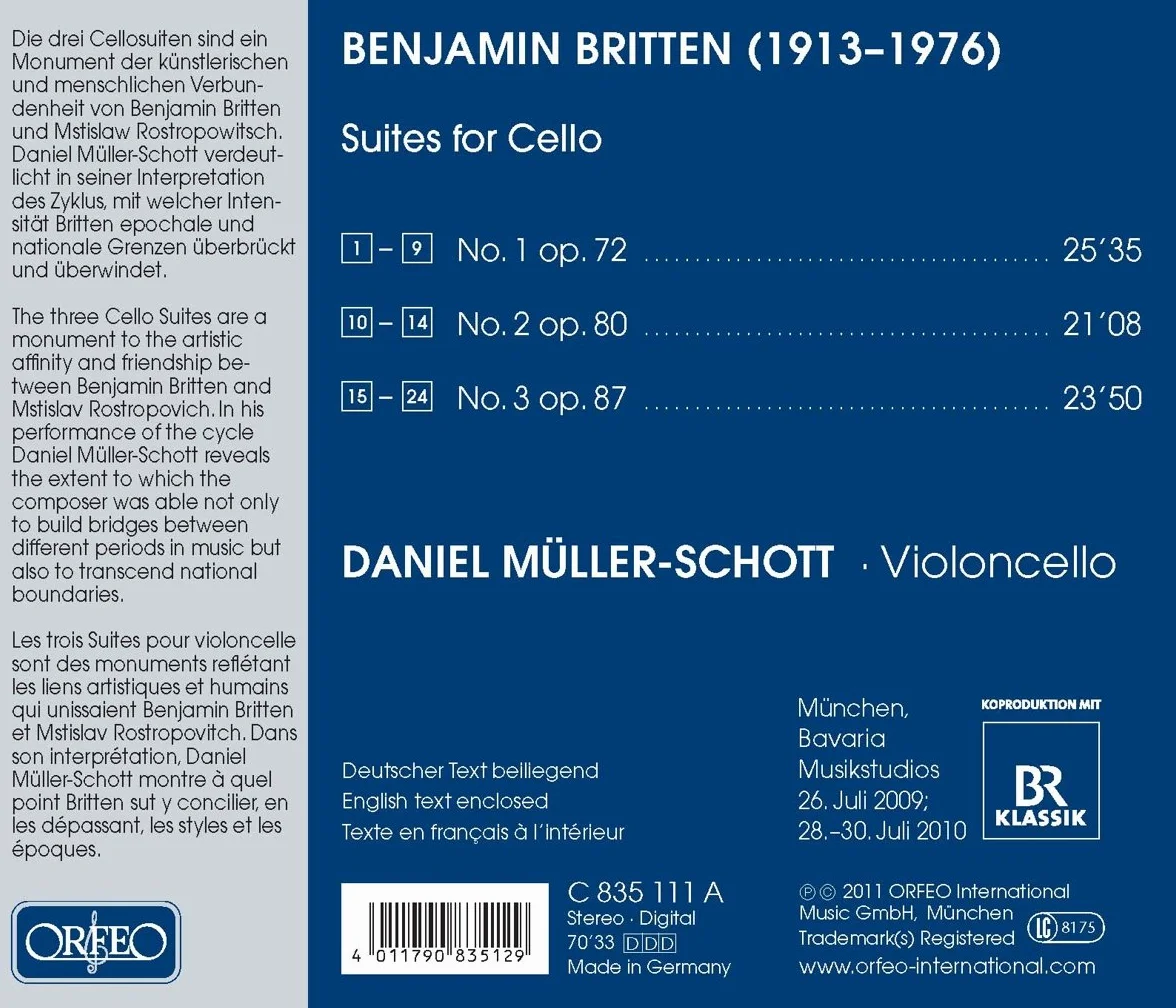 Britten: The Cello Suites