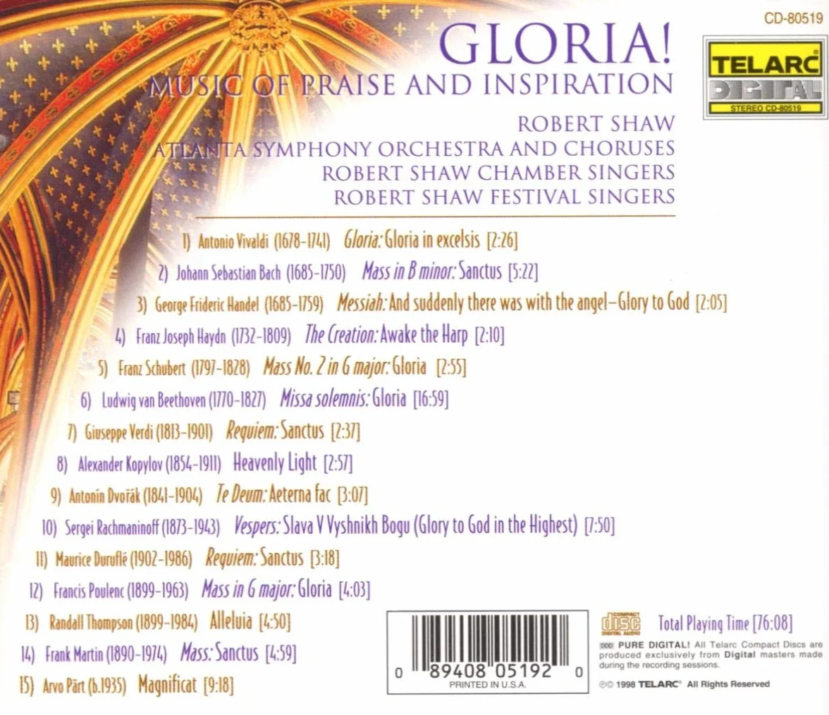 Gloria! Music Of Praise And Inspiration (Shaw)
