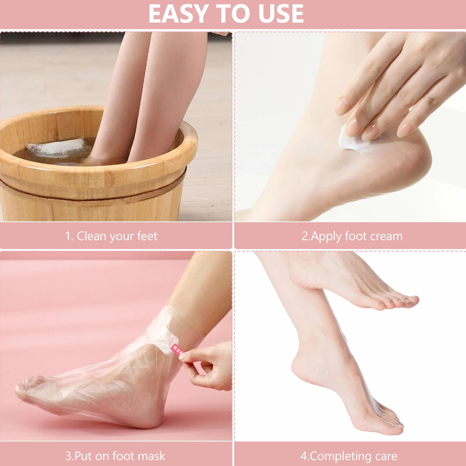 Parafinowe maseczki do stóp, skarpety i rękawiczki, ochraniacze, wkładki, maska do pedicure Hot Spa 200 sztuk