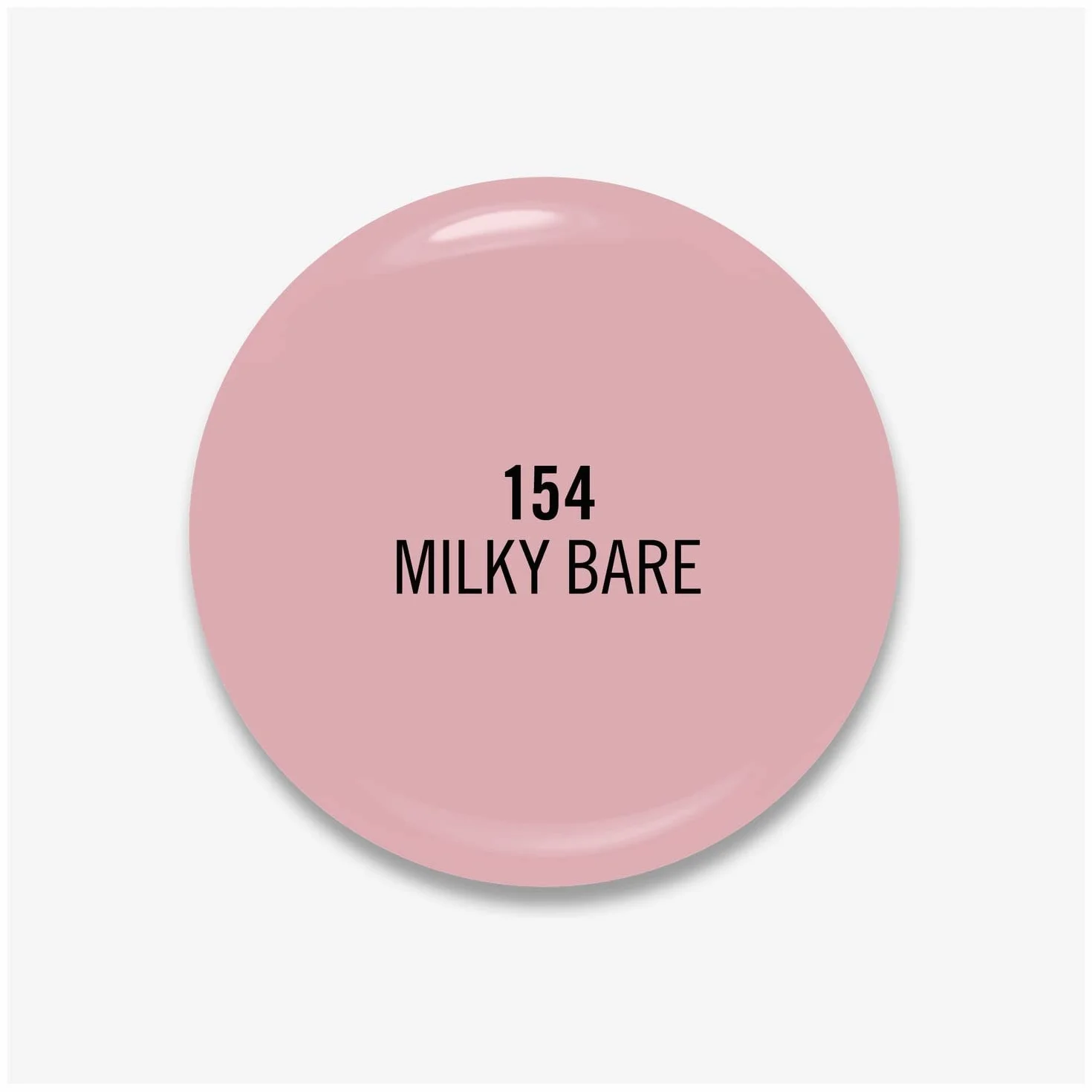 Rimmel KIND&FREE - wegański, wzmacniający lakier do paznokci, bezzapachowy, długotrwały, nr 154 Milky Bare, 8ml