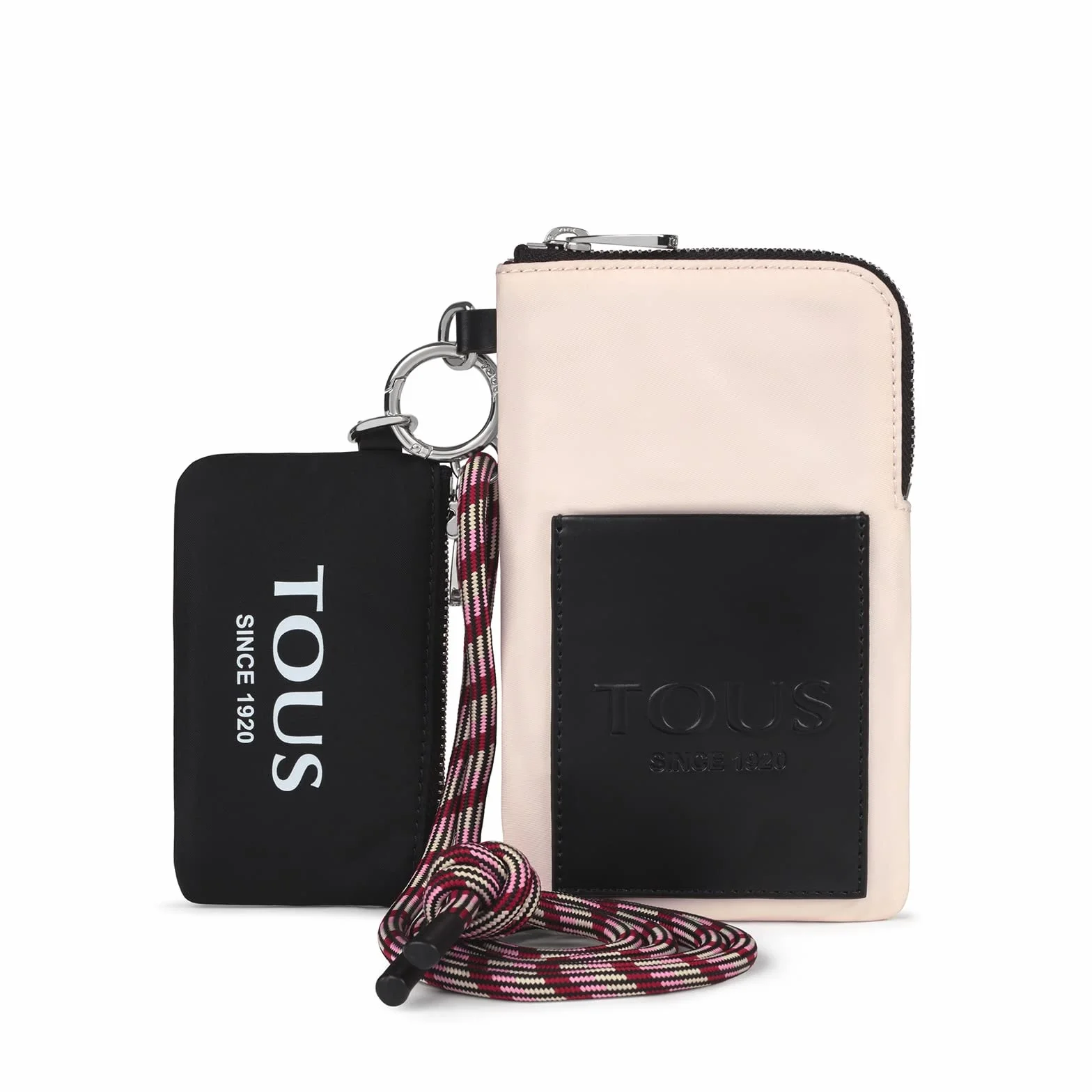 Tous Kobiety Mini Neceser Empire Soft Nude Torba, Czarny/Różowy, 2 x 10,5 x 18 cm; 100 g