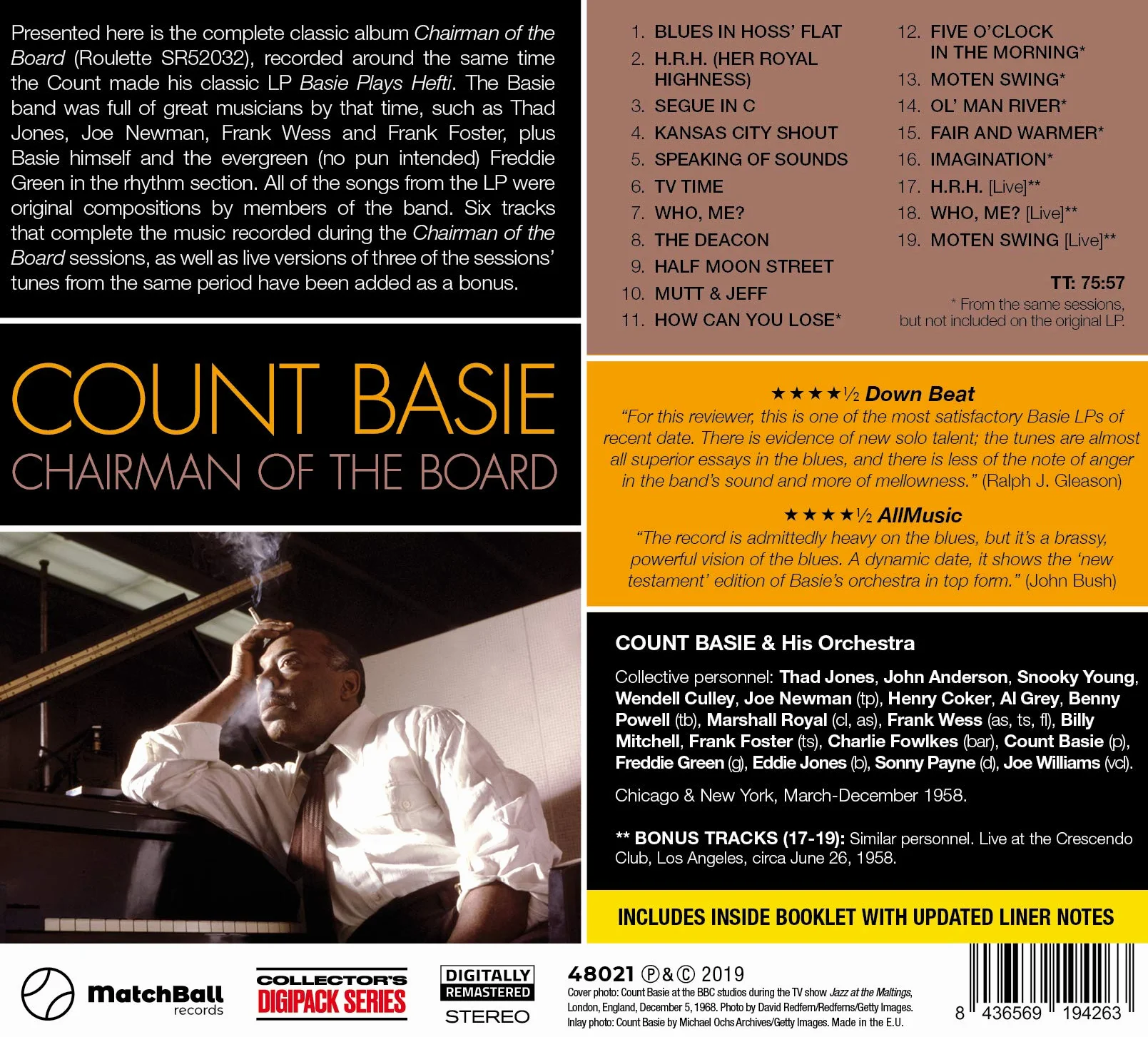 Count Basie - Chairman Of The Board
