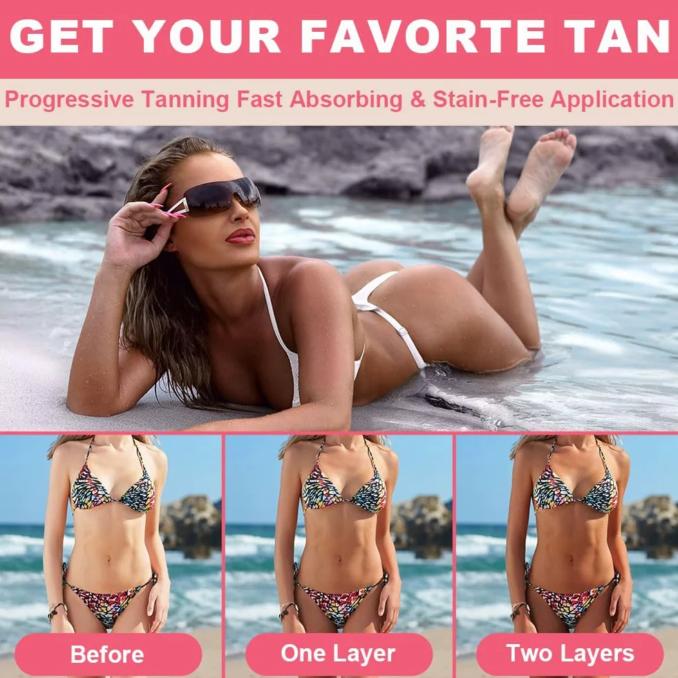 LOPHE Sunless Tanning Drops 2 x 60 ml Krople do Opalania Twarzy i Ciała
