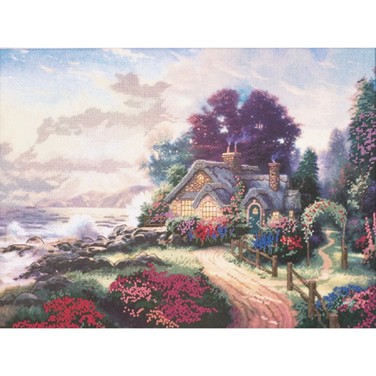 Candamar Designs Zestaw do haftowanego haftu krzyżykowego nowego dnia