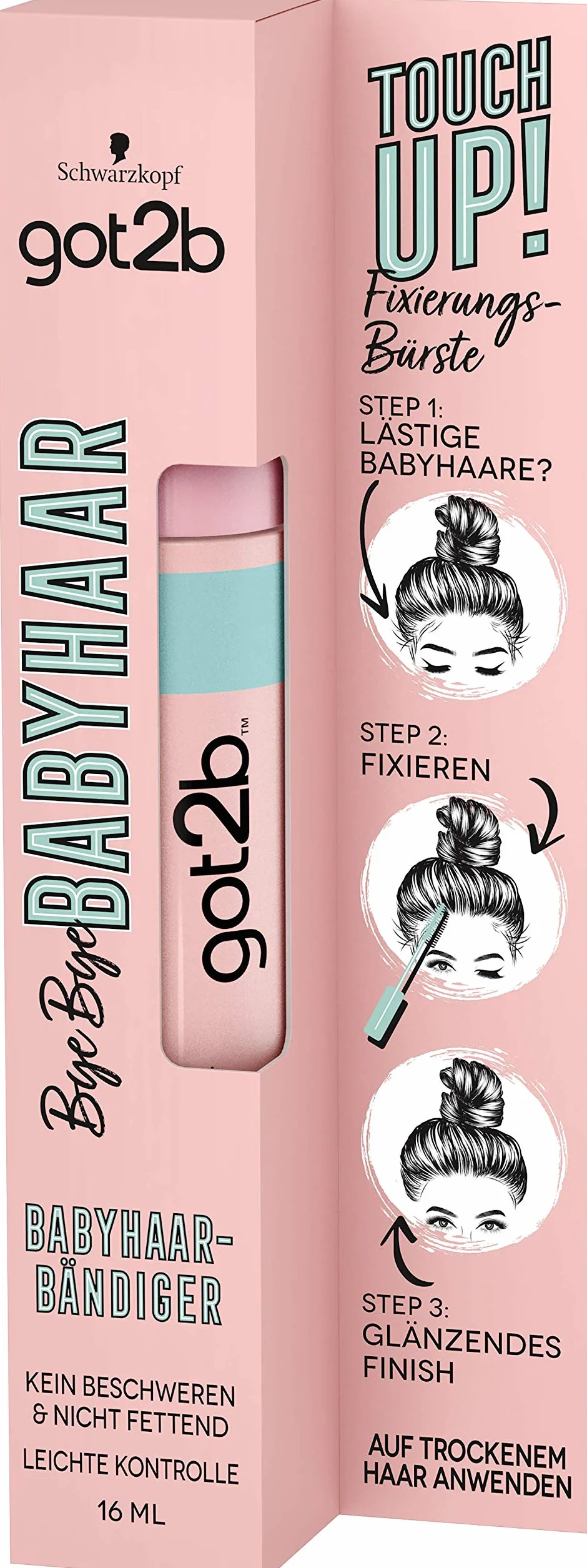 Schwarzkopf Got2B Touch Up Grzebyk, 1 opakowanie (1 x 16 ml)