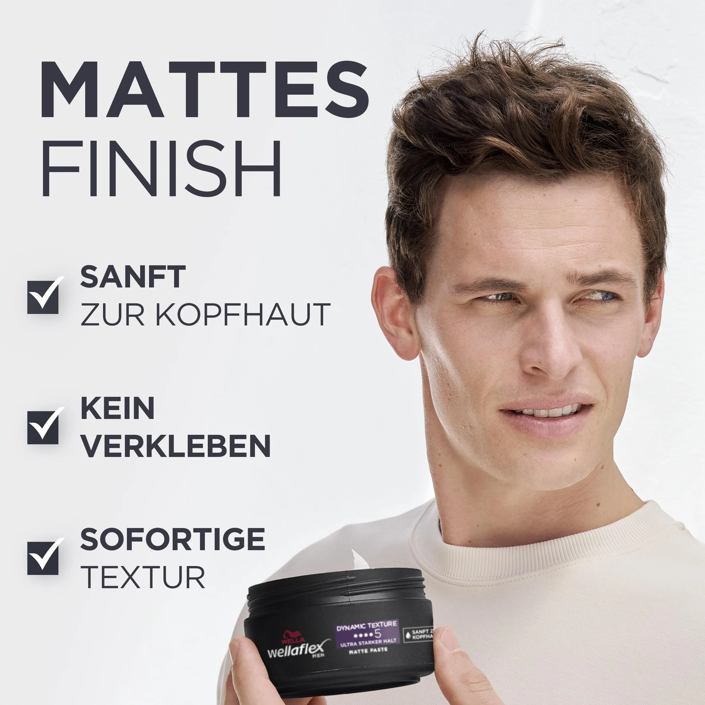 Wellaflex Men Dynamic Texture Żel do Włosów 75 ml