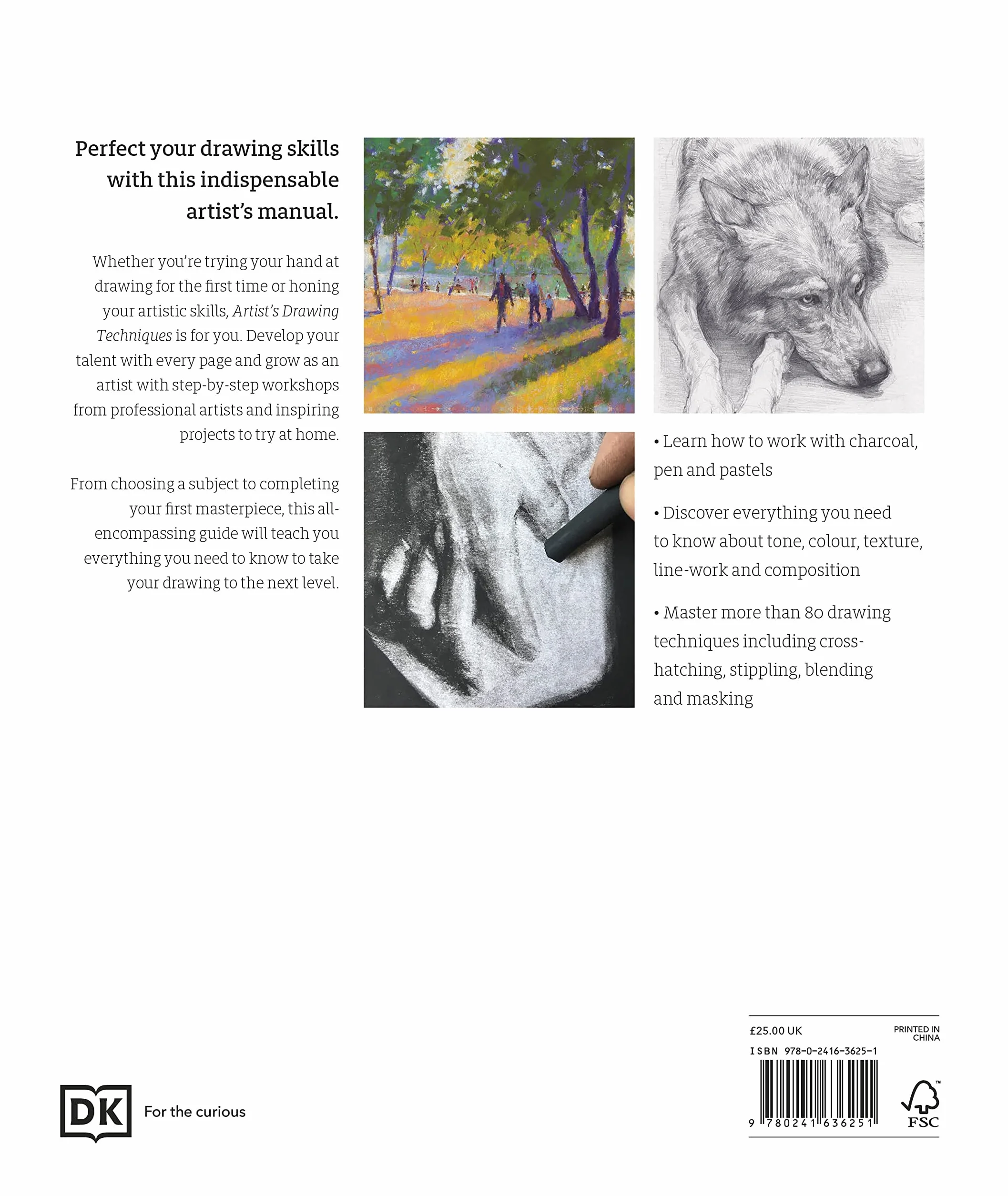 Artists Drawing Techniques: Discover How to Draw Landscapes, People, Still Lifes and More, in Pencil, Charcoal, Pen and Pastel