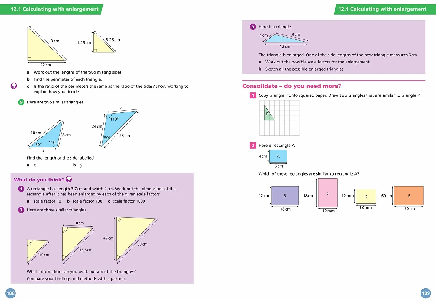 Key Stage 3 Maths Student Book 3