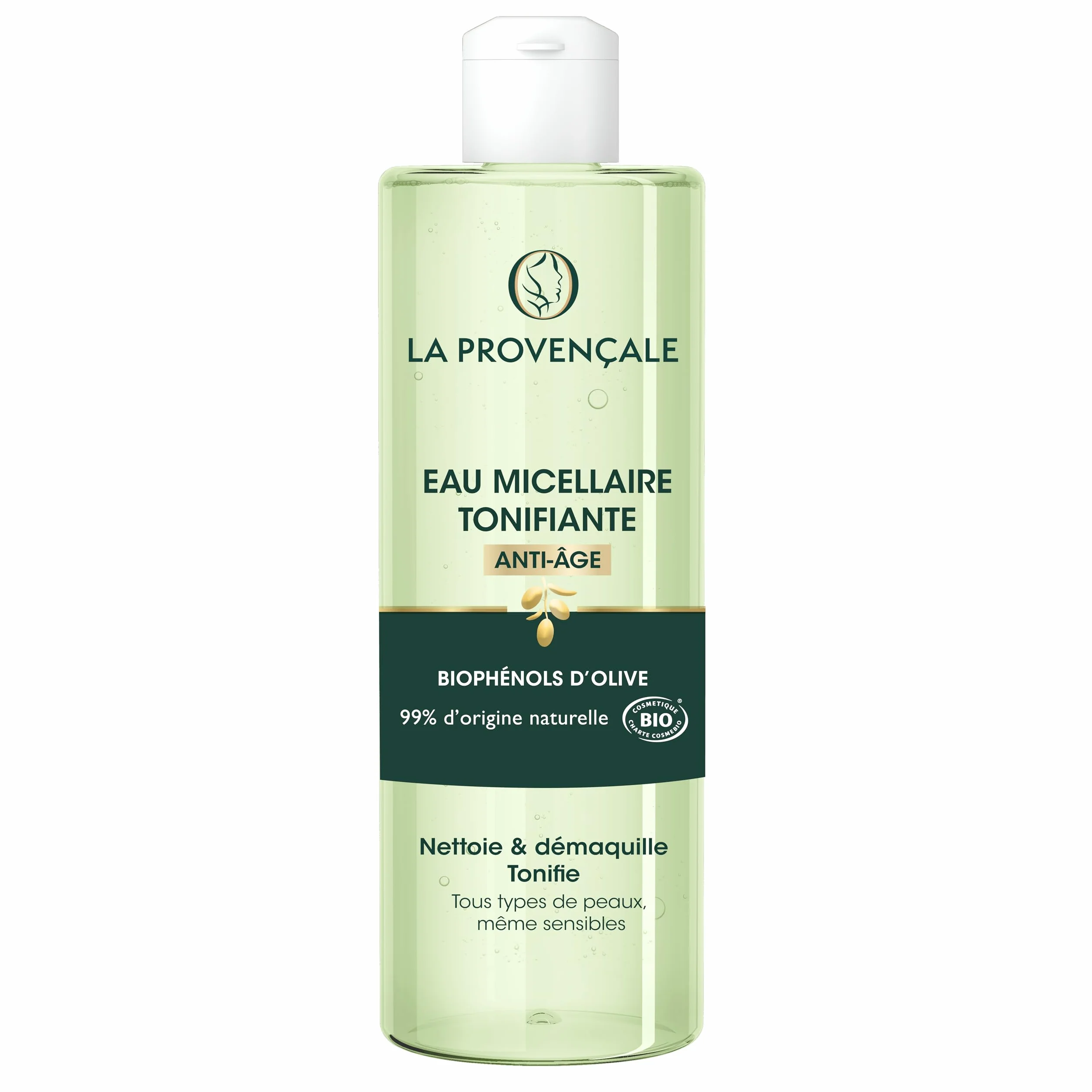La Prowansalska Bio Micelarna Anti-Agge Twarz Oczy Certyfikowana Organiczna Oliwa z oliwek Bio AOC Provence 400 ml
