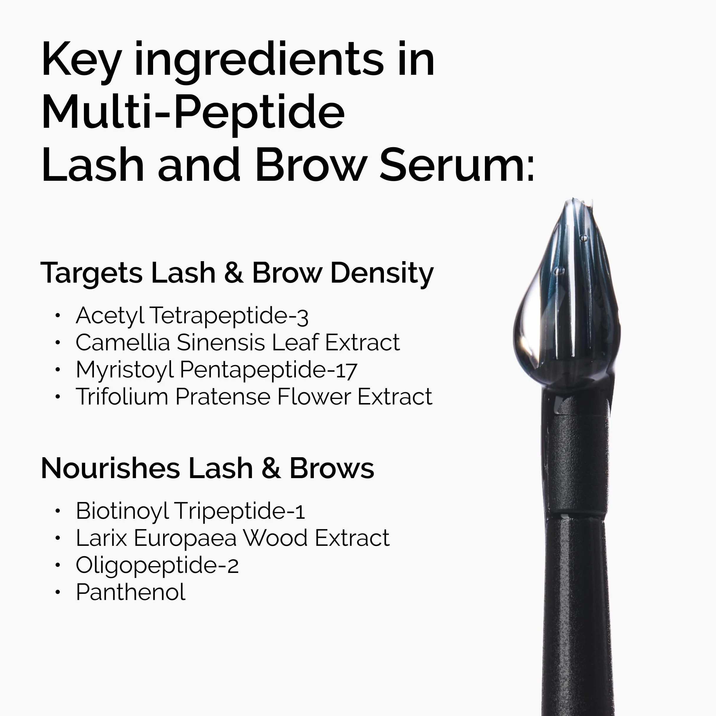 The Ordinary Multi-Peptide serum do rzęs i brwi, czarne, 5 ml
