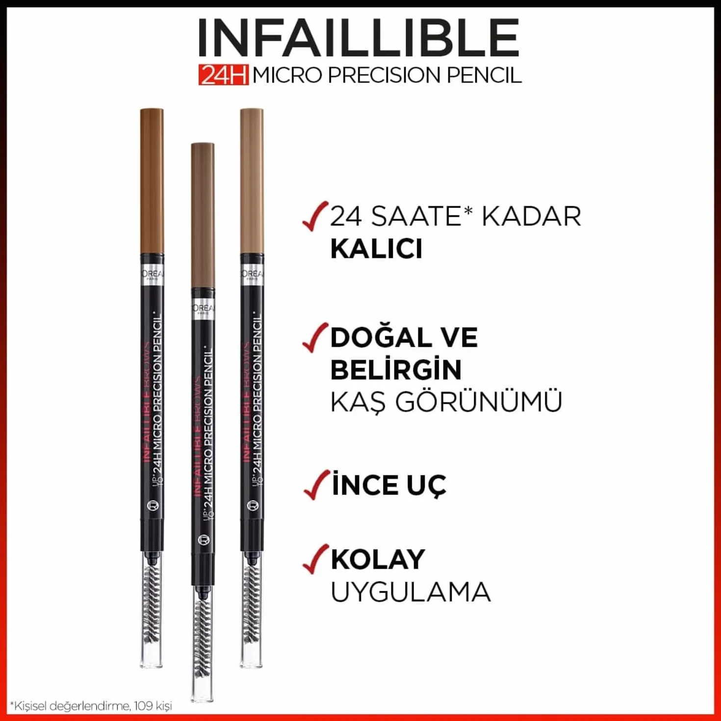 L'Oréal Paris Brow Artist Skinny Definer Kredka do brwi 105 Brunette 4,5 g