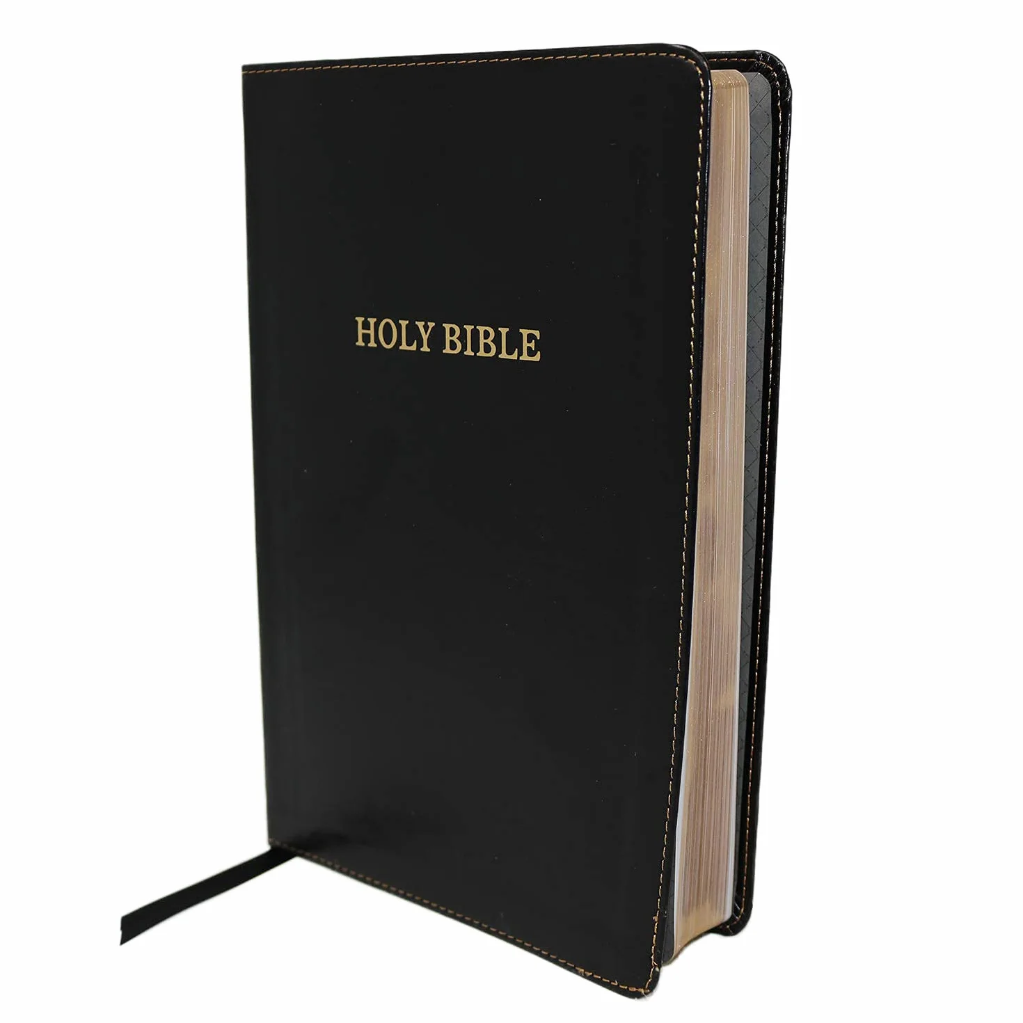 KJV, Thinline Bible, Large Print, Imitation Leather, Black, Red Letter Edition: King James Version