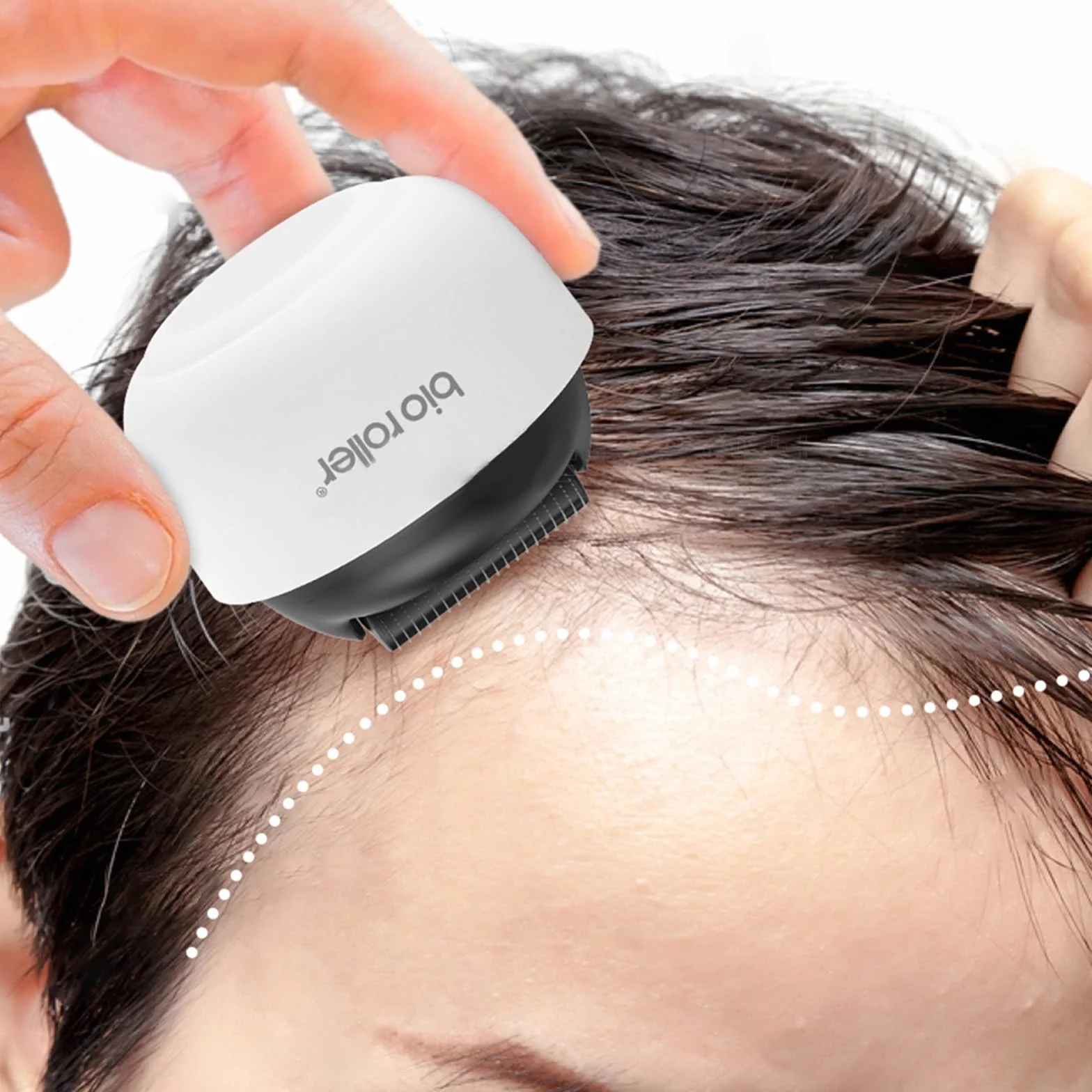 FONWUJIOT Derma roller do brody, 1200 igieł, wałek do brody, profesjonalne mikroigłowanie do użytku domowego, zapobiega wypadaniu włosów, do twarzy, skóry głowy i brody